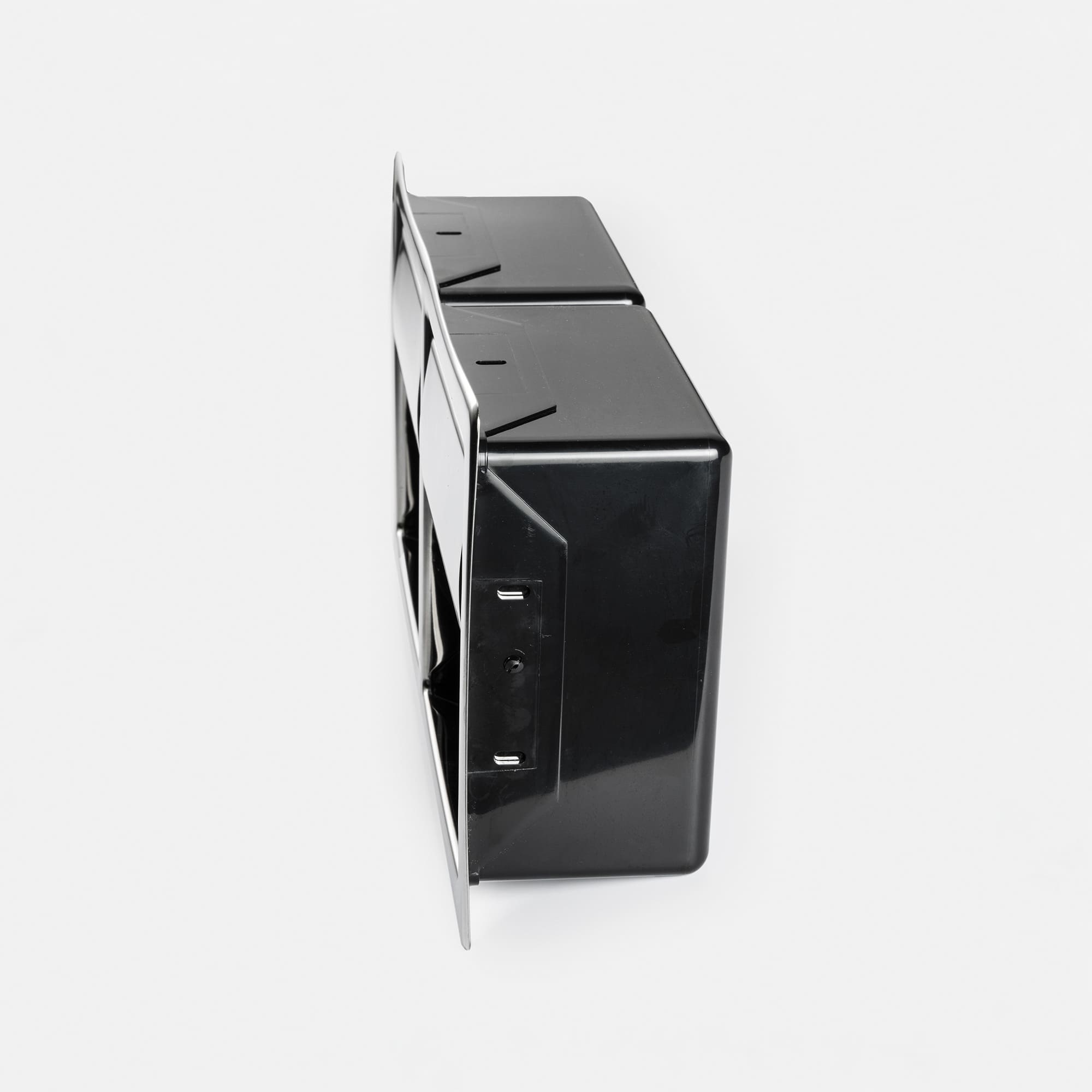 インセットホルダー ダブル横 深型 KB-AC022-02-G141 黒いインナーボックス部分は壁に隠れます