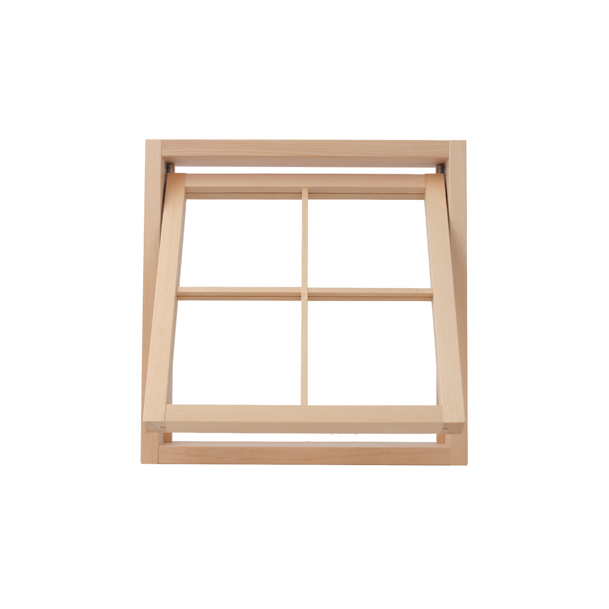 木製室内窓 450角 押し出しタイプ DW-DR008-07-G164