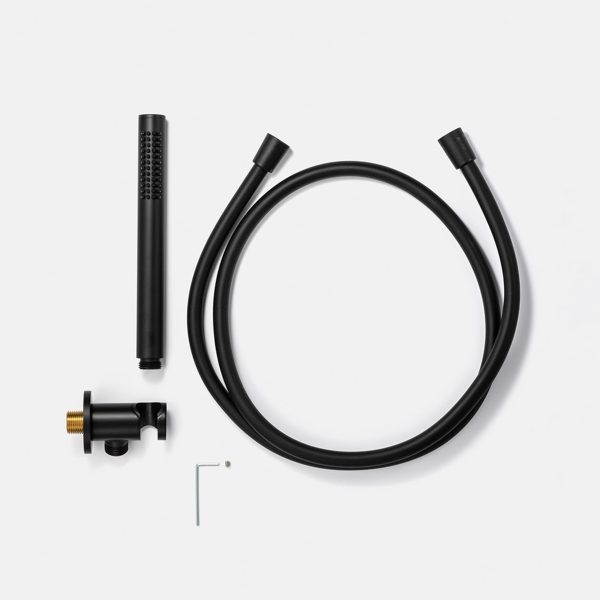 バスシャワー 2way（ハンド＋スパウト） ブラック KB-BT005-14-G141 ハンドシャワー パーツ一式