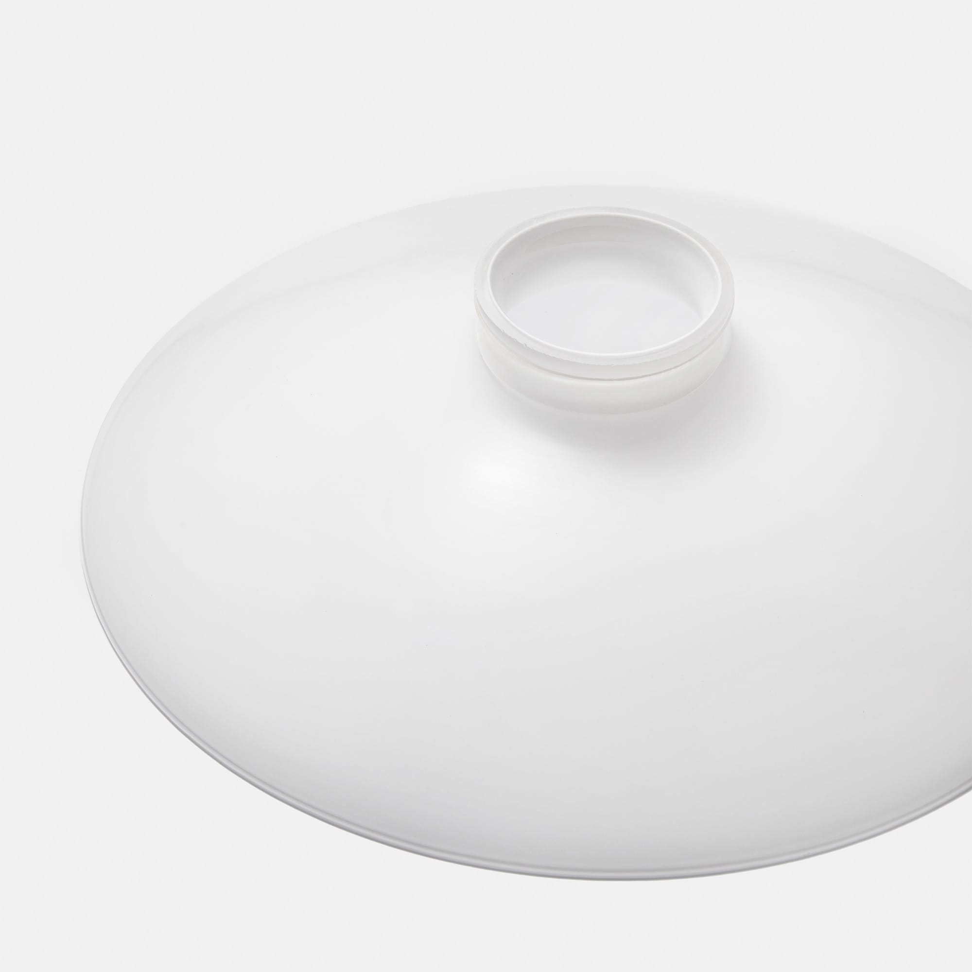 レトロペンダントライト 乳白×ブラック LT-PD014-03-G141 シェードの嵌合部にはパッキンがついています