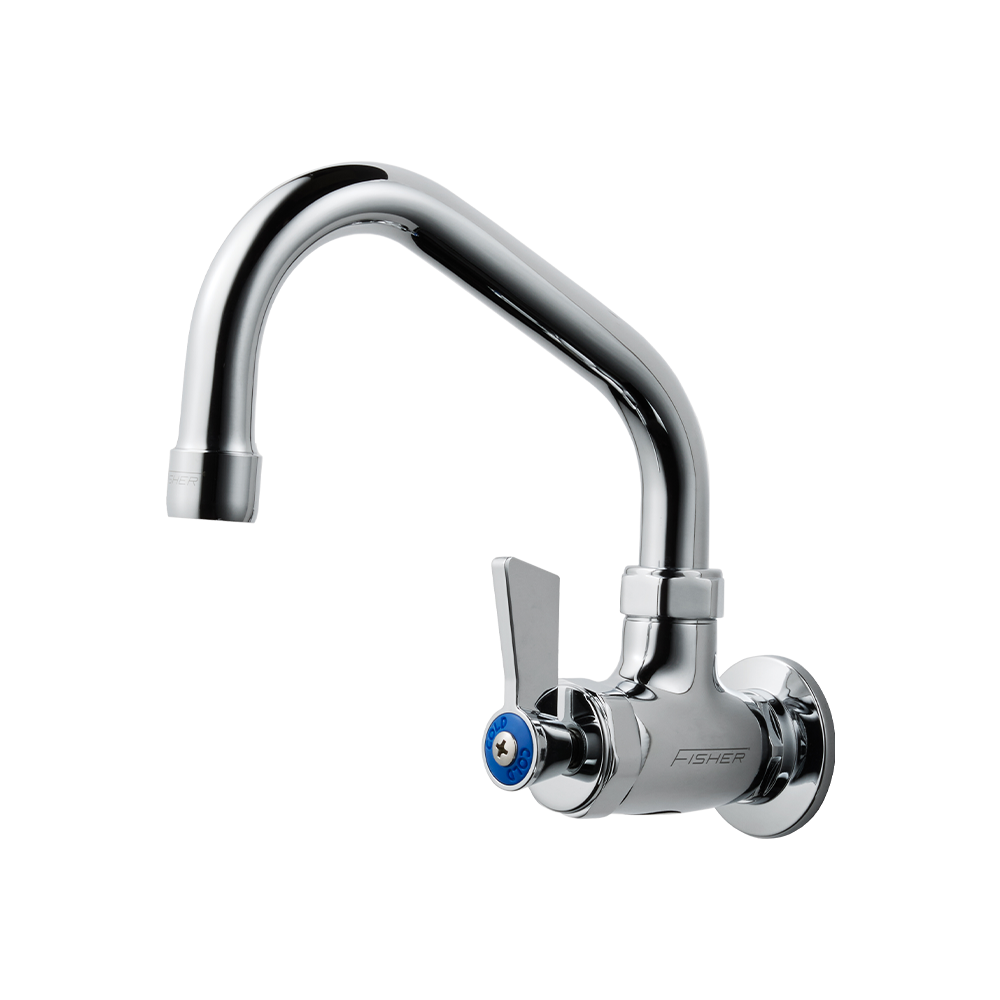 ワーカーズ水栓 壁付けシングルレバー単水栓 L150