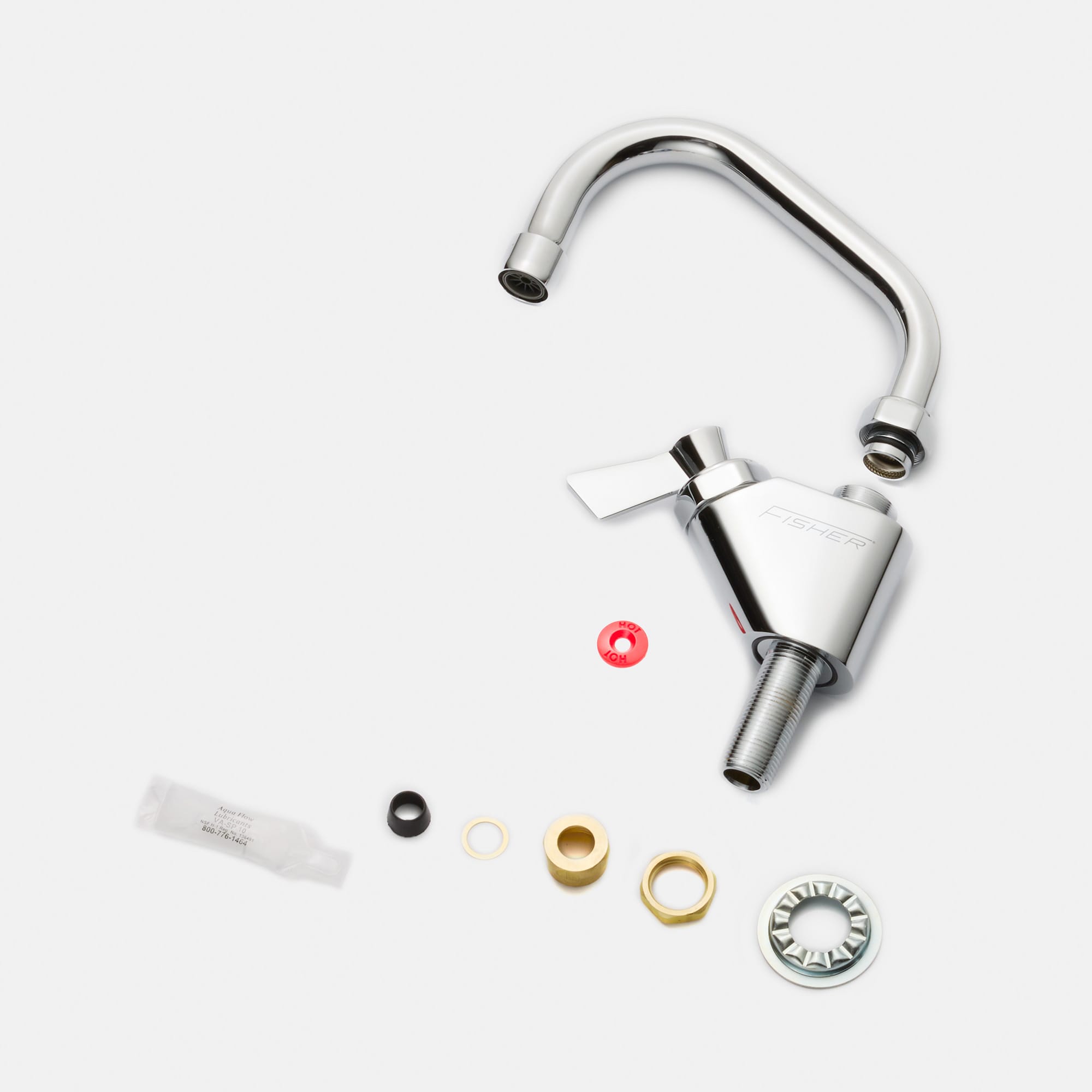 ワーカーズ水栓 台付けシングルレバー単水栓 L150 KB-TP009-04a-G141