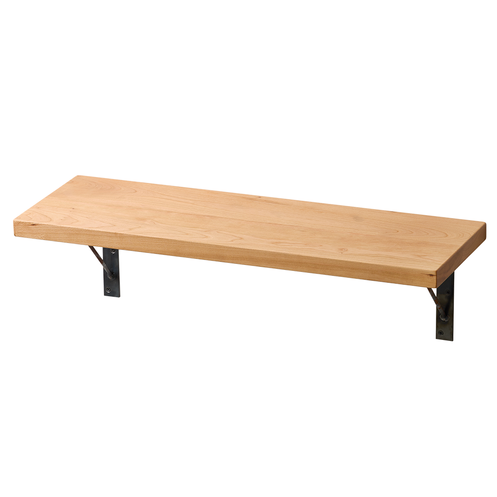 フリーカット無垢材 棚板 ブラックチェリー