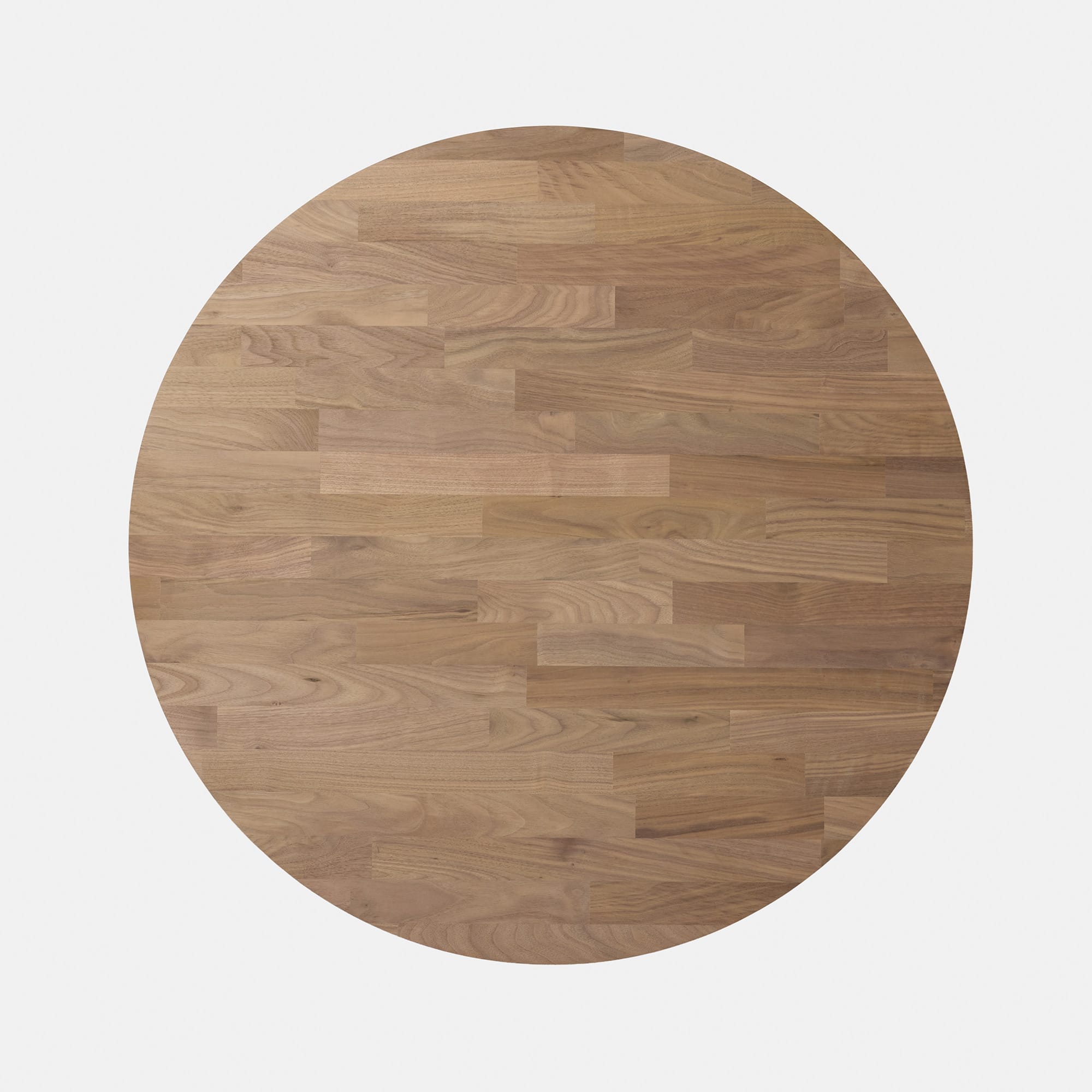 フリーカット集成材 丸天板 ウォルナット PS-TT003-B01-G049 無塗装(写真はφ800mm）