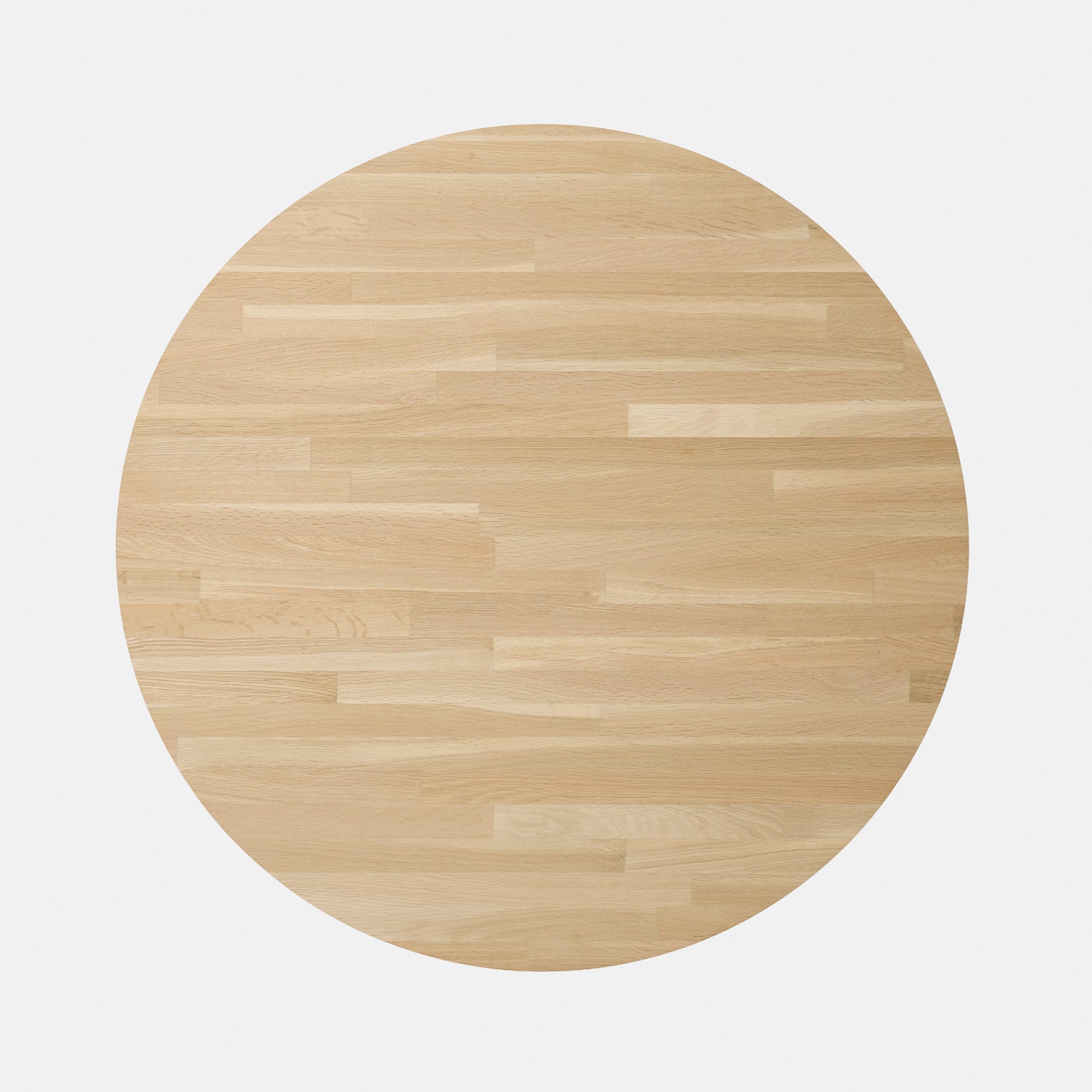 フリーカット集成材 丸天板 ナラ PS-TT003-B02-G049 無塗装(写真はφ800mm）