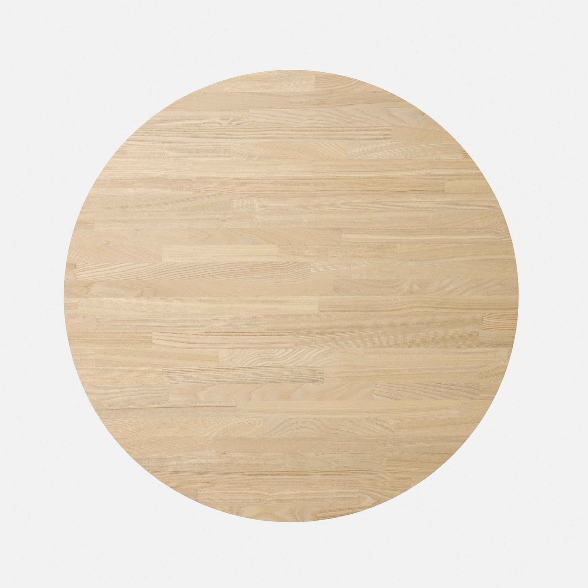 フリーカット集成材 丸天板 タモ PS-TT003-B03-G049 無塗装(写真はφ800mm）