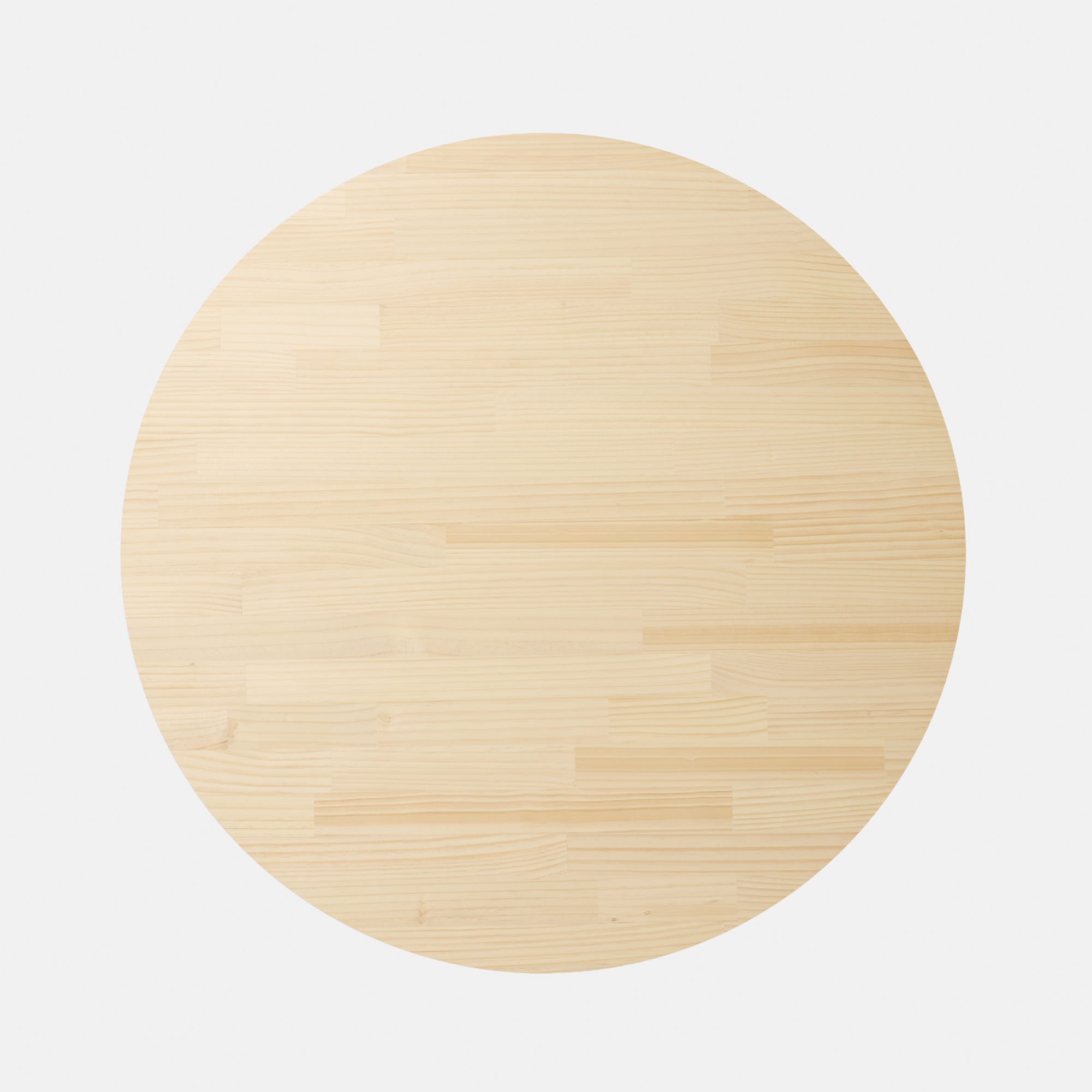 フリーカット集成材 丸天板 ラジアタパイン PS-TT003-B04-G049 無塗装(写真はφ800mm）