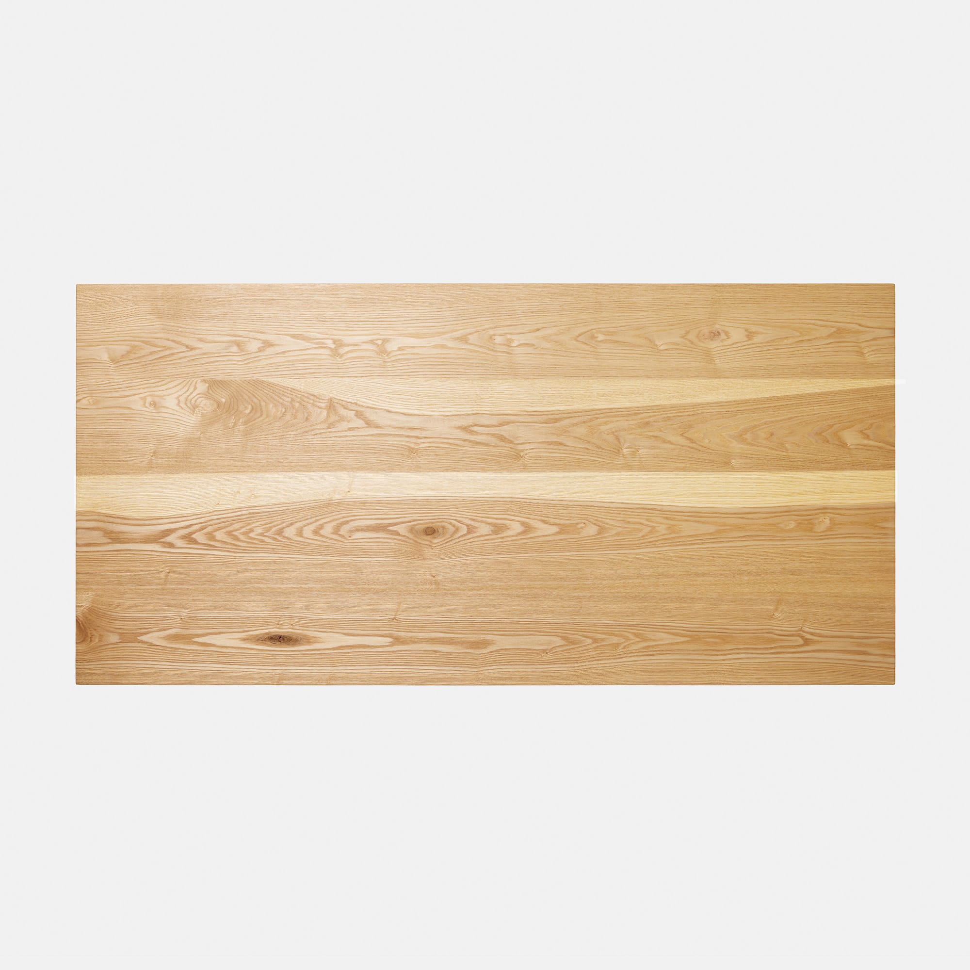 フリーカット無垢材 角天板 ナラ（節・白太有） PS-TT009-A06-G165 自然塗料塗装(写真はW1200×D600mm）