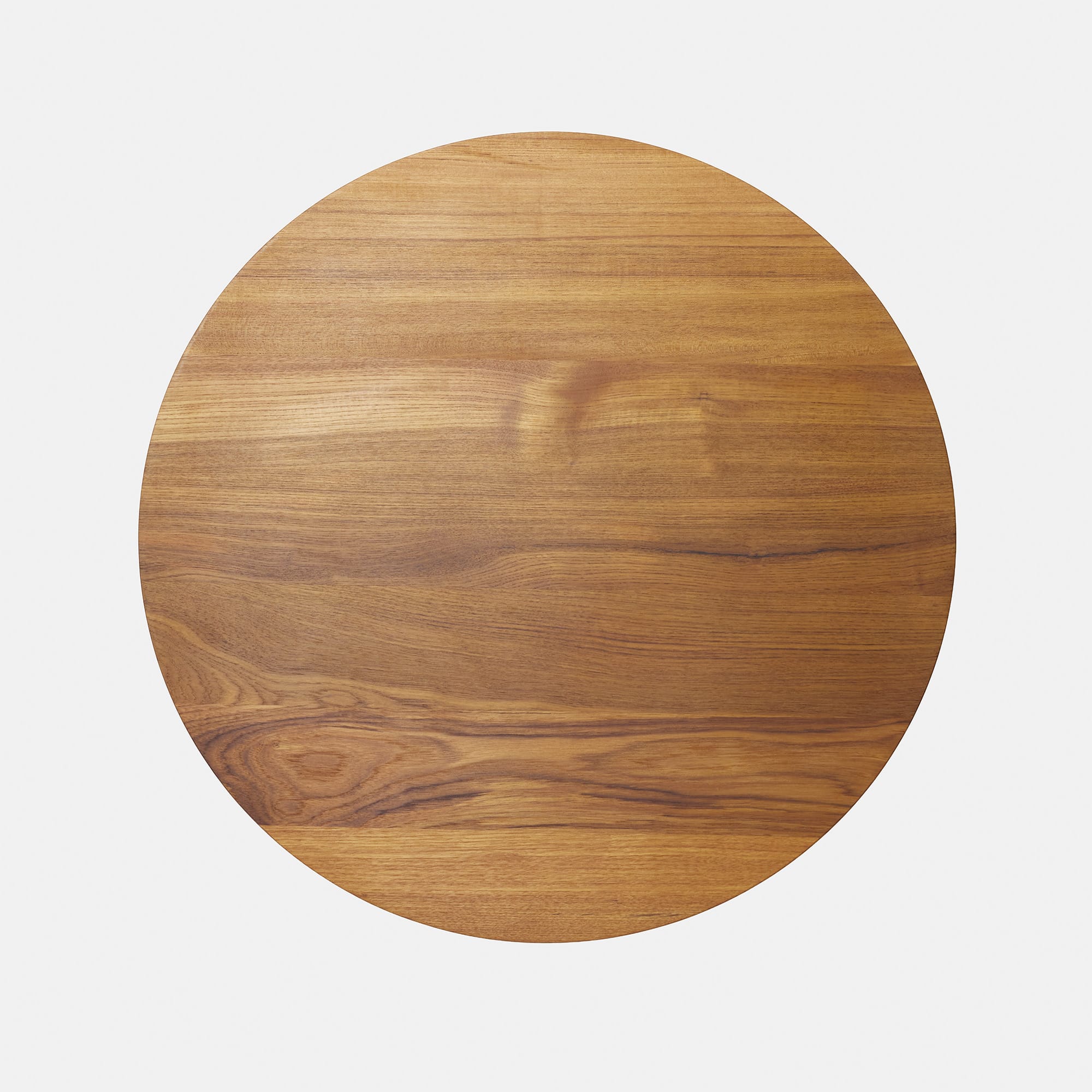 フリーカット無垢材 丸天板 チーク PS-TT009-B01-G165 自然塗料塗装(写真はφ800mm）
