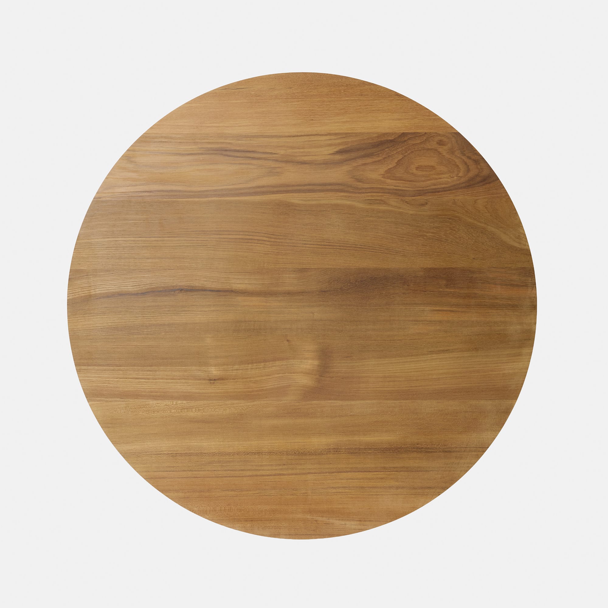 フリーカット無垢材 丸天板 チーク PS-TT009-B01-G165 無塗装(写真はφ800mm）