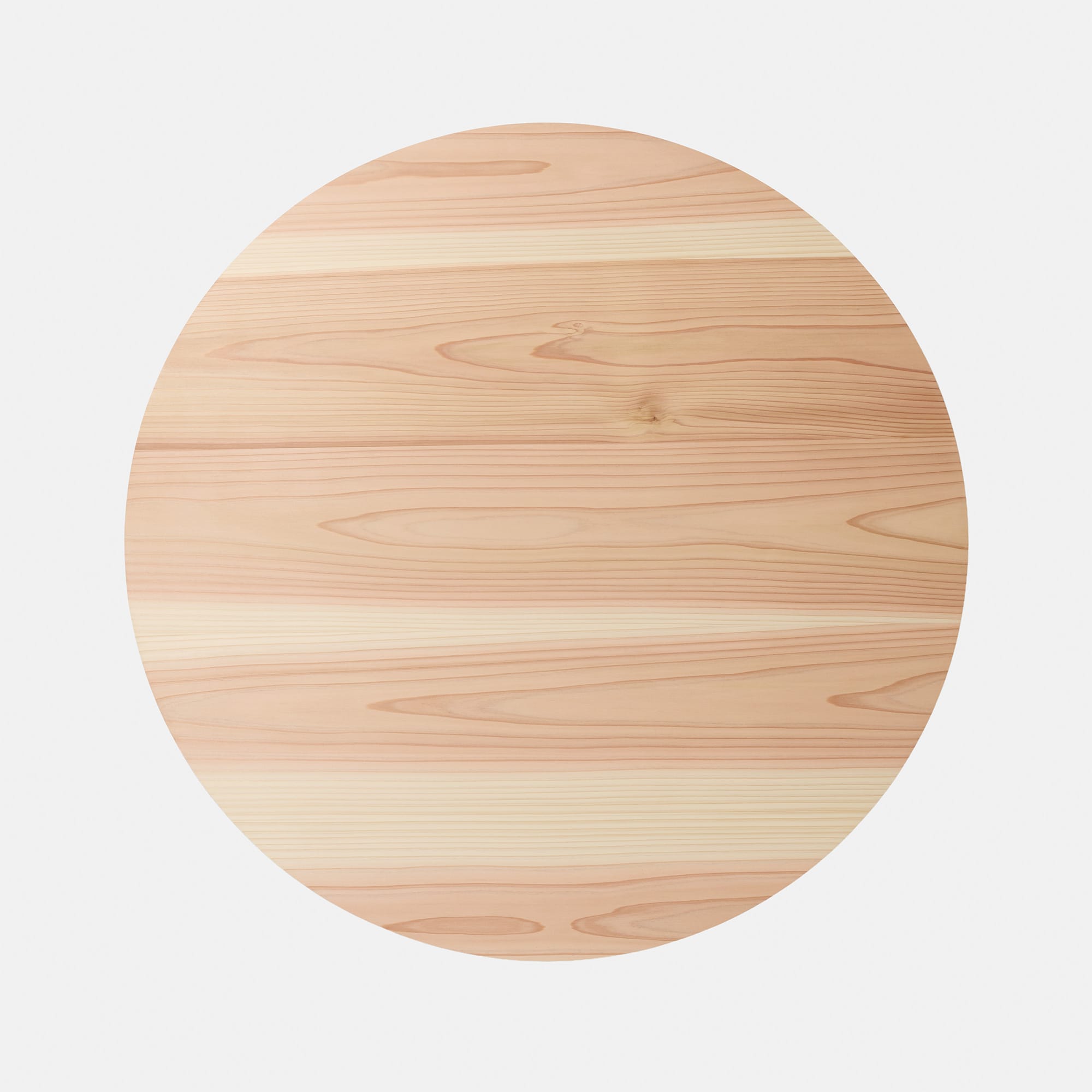 フリーカット無垢材 丸天板 杉 PS-TT009-B08-G165 無塗装(写真はφ800mm）