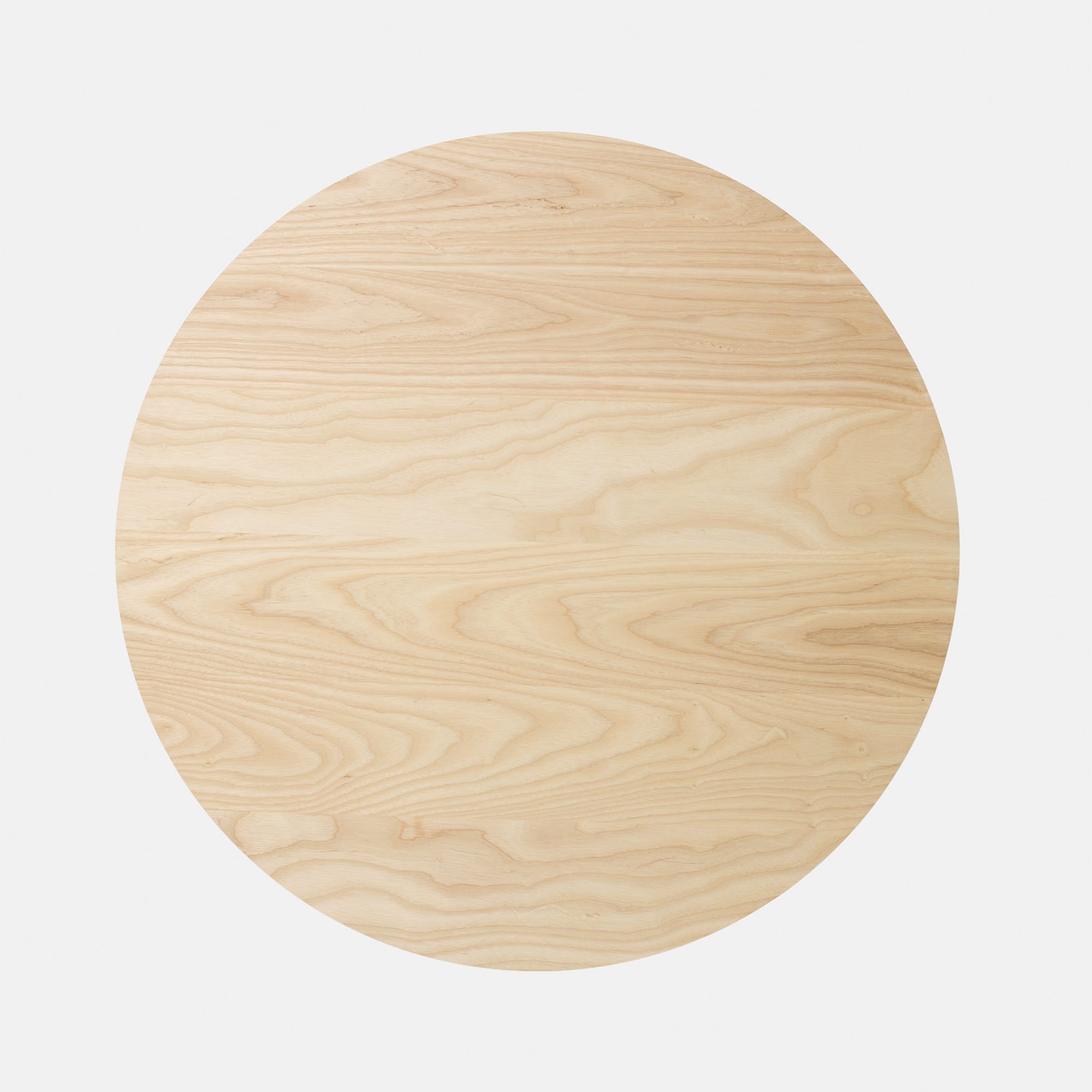 フリーカット無垢材 丸天板 ホワイトアッシュ PS-TT009-B10-G165 無塗装(写真はφ800mm）
