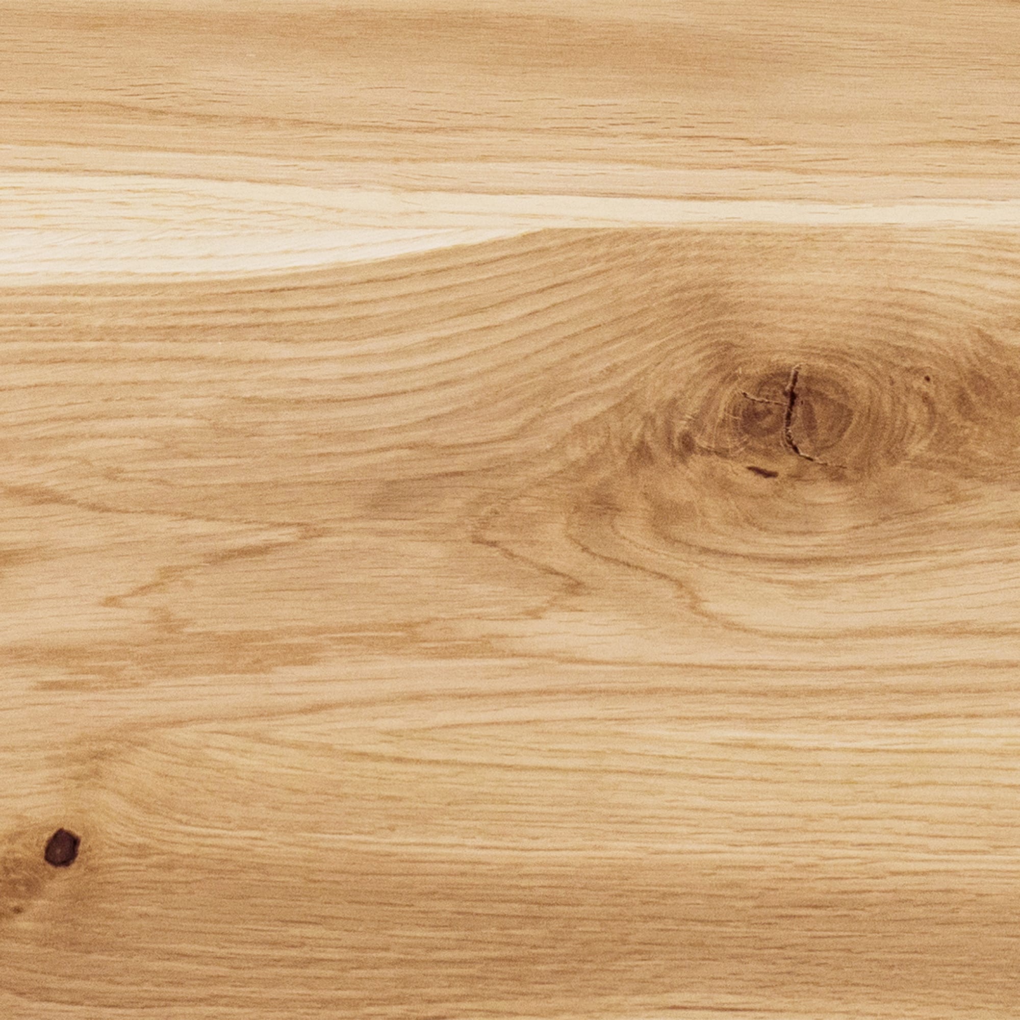 フリーカット無垢材 角天板 ナラ（節・白太有） PS-TT009-A06-G165 節と白太（しらた）のある材を使用しており、変化に富んだ表情が楽しめます