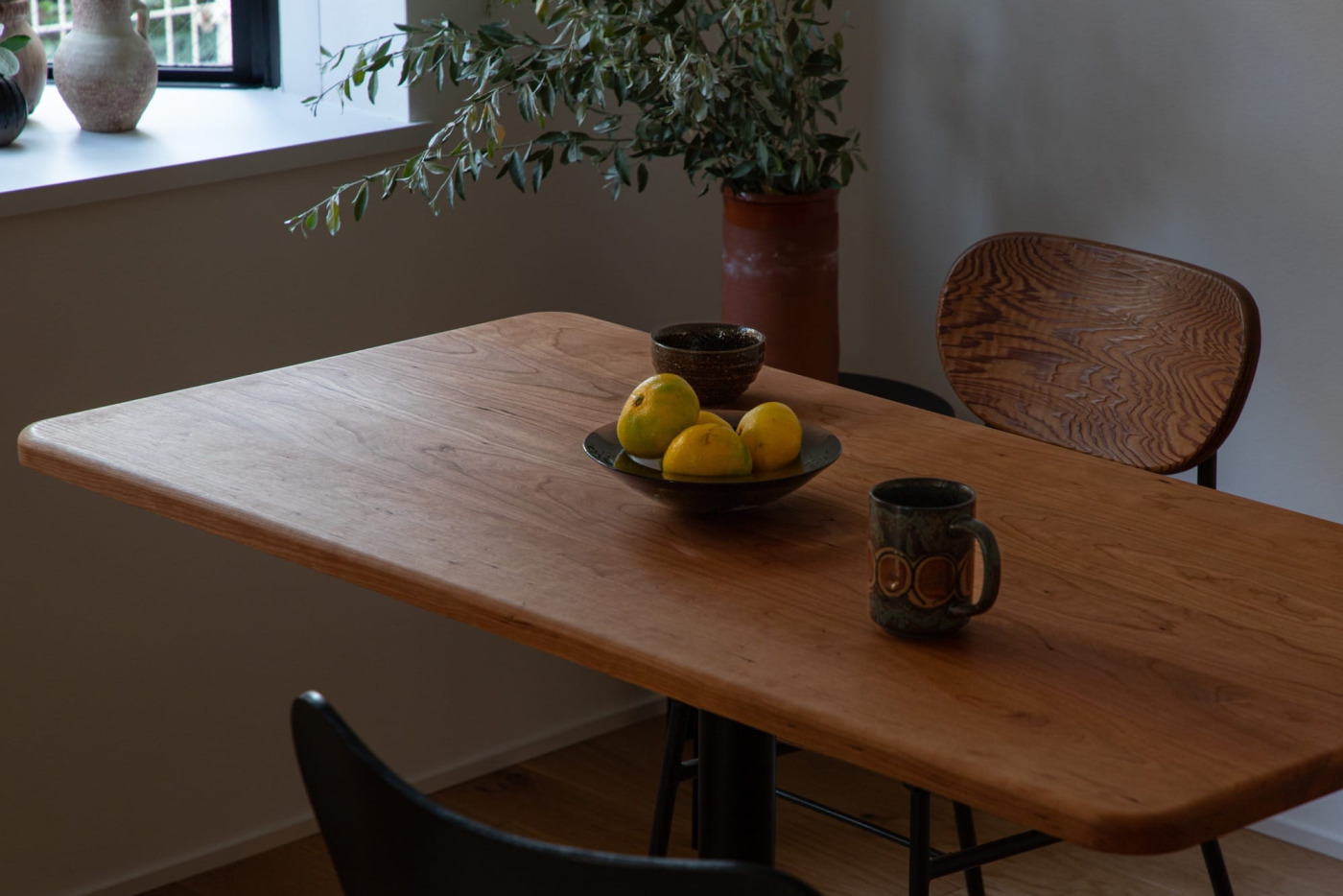 フリーカット無垢材 角天板 ブラックチェリー PS-TT009-A03-G165