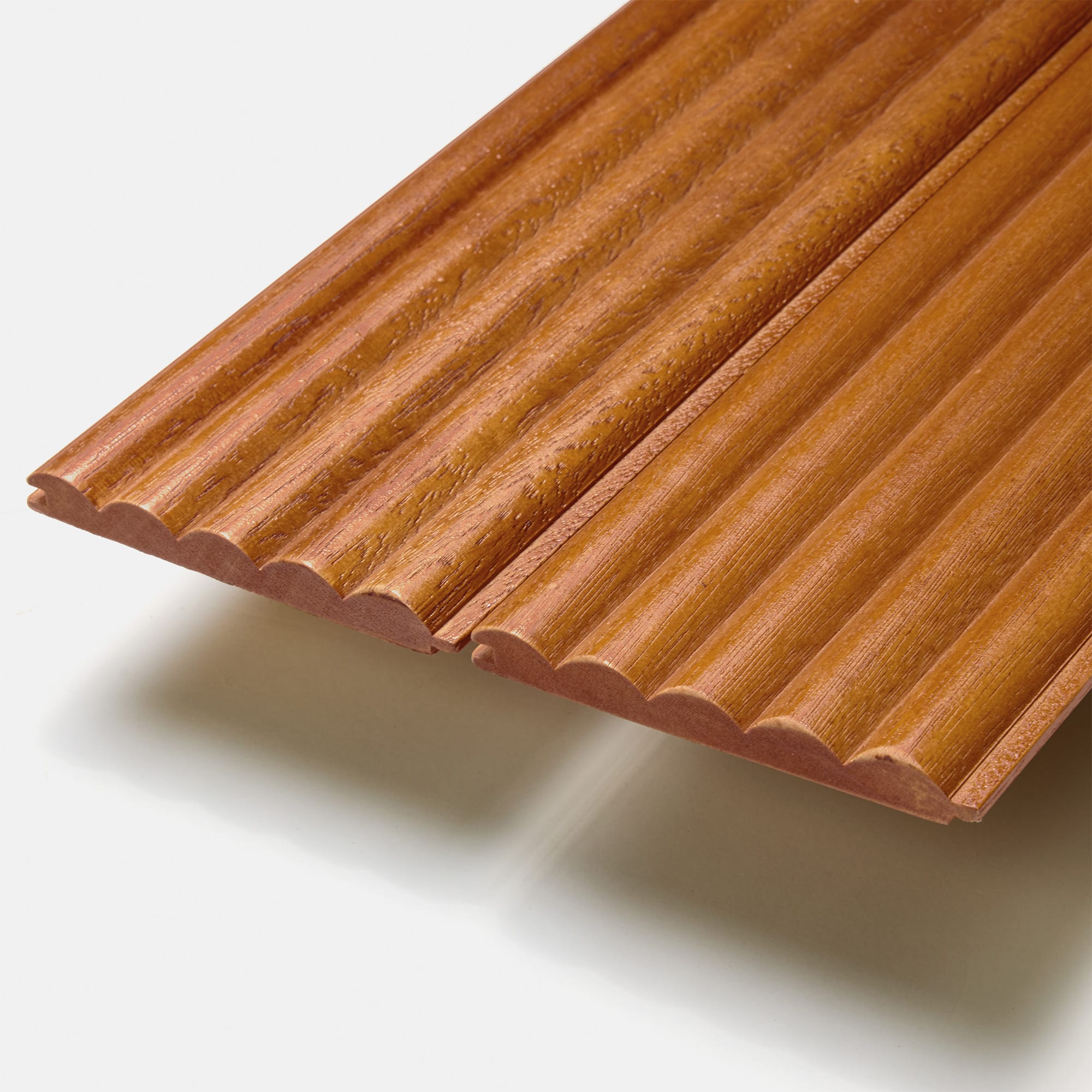 クラシックリブパネル チューブ L2550 マット塗装 WL-WB015-18-G276 フローリングのようにサネをはめて施工します