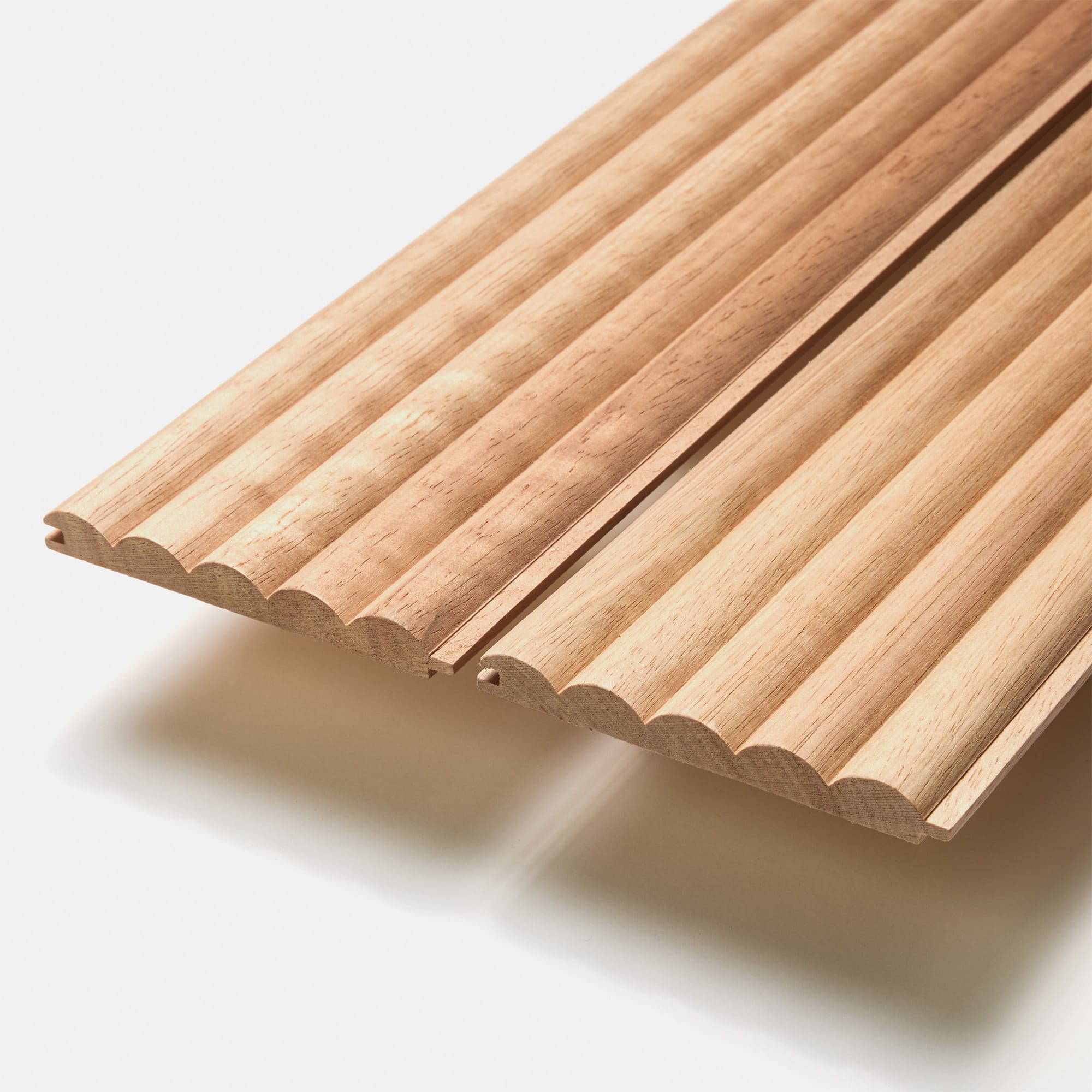 クラシックリブパネル チューブ L2550 無塗装 WL-WB015-17-G276 フローリングのようにサネをはめて施工します