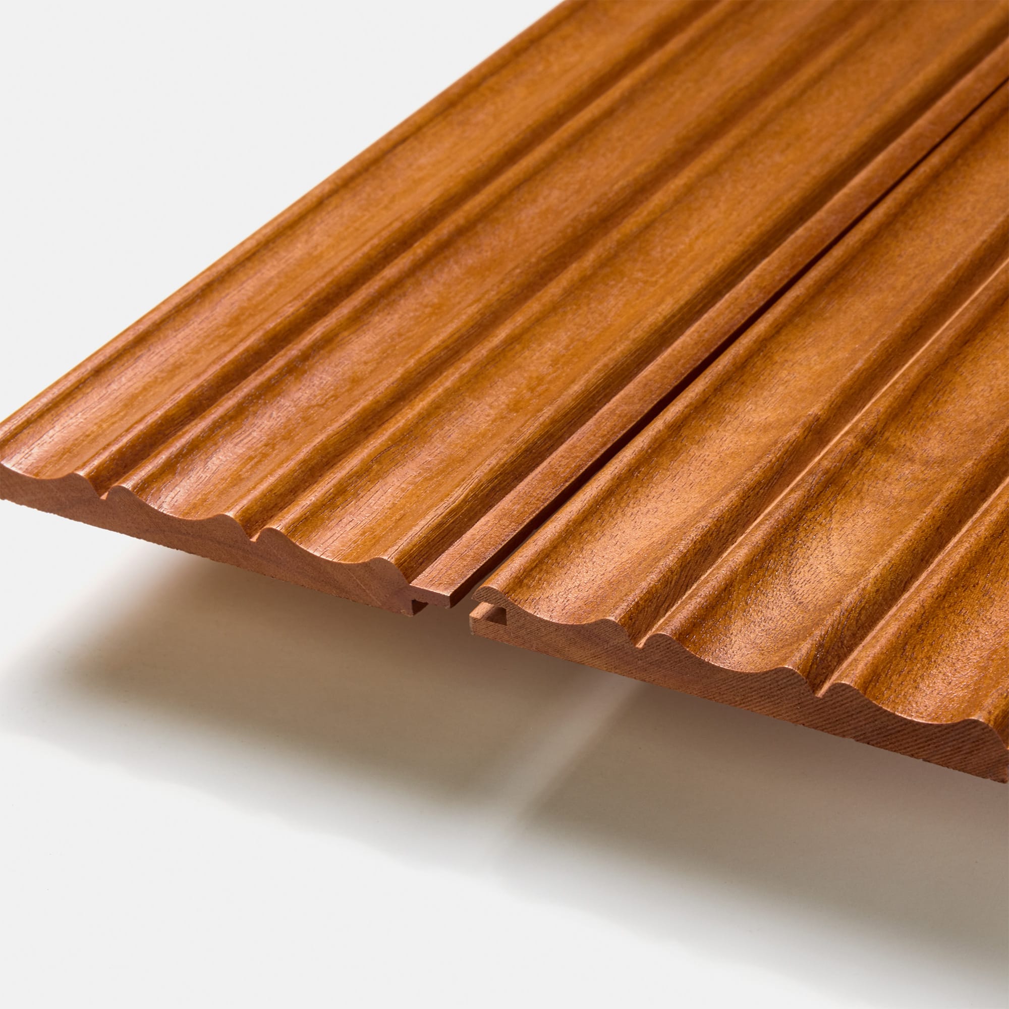 クラシックリブパネル ラウンドスリム L2550 ツヤ塗装 WL-WB015-14-G276 フローリングのようにサネをはめて施工します