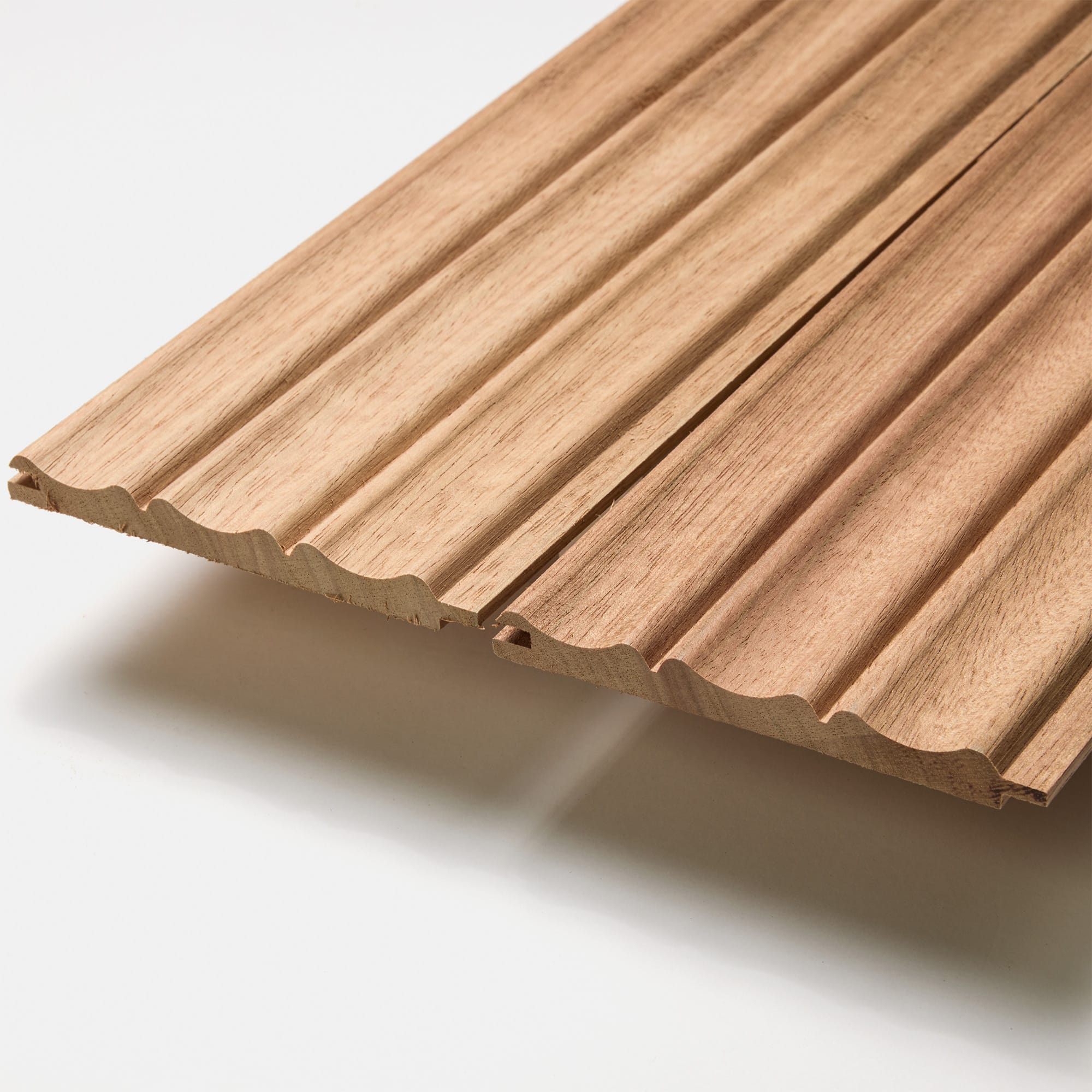 クラシックリブパネル ラウンドスリム L2550 無塗装 WL-WB015-13-G276 フローリングのようにサネをはめて施工します