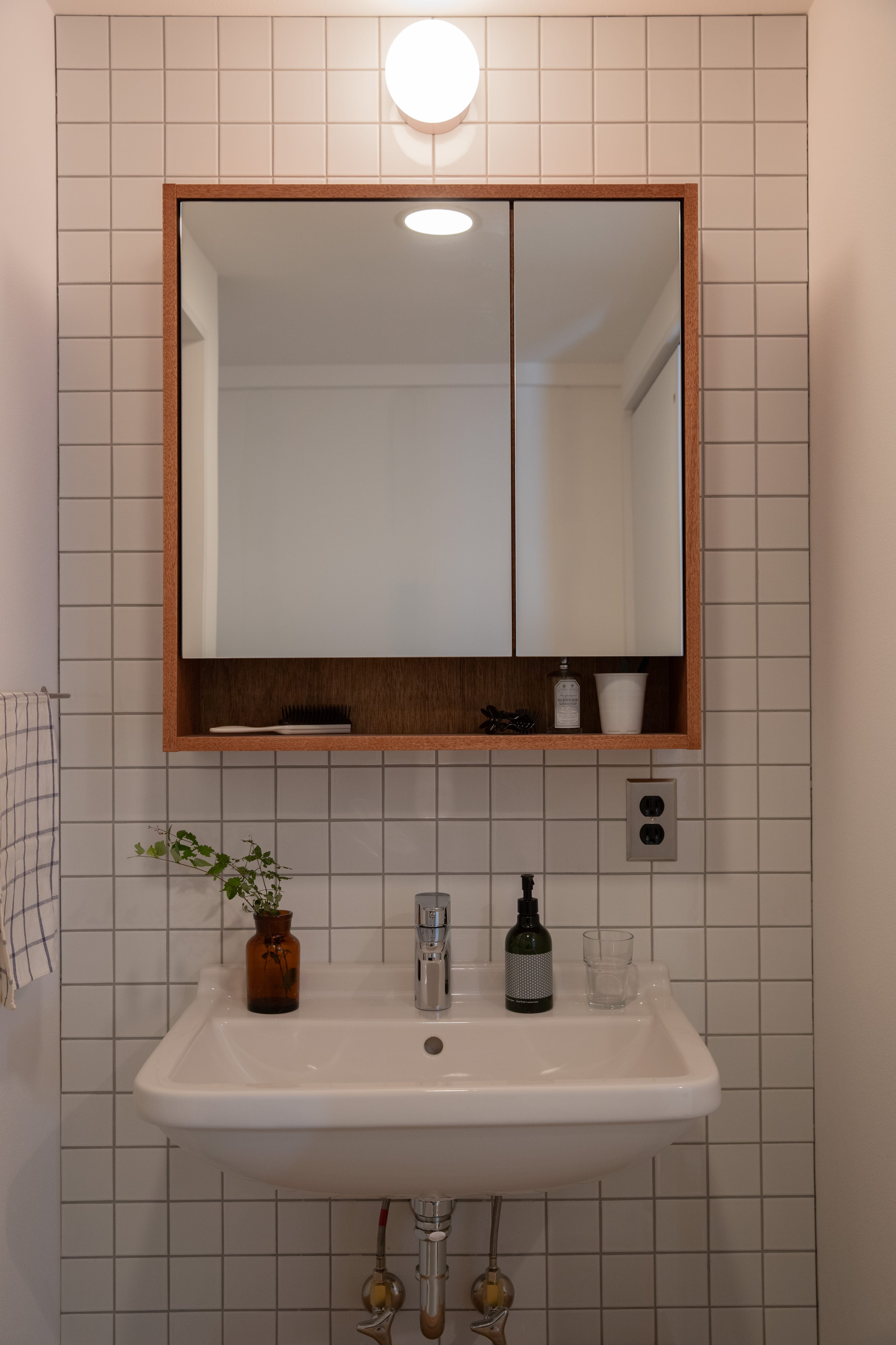 T番タイル ホワイト 75角（シート） WL-TL020-02P-G141