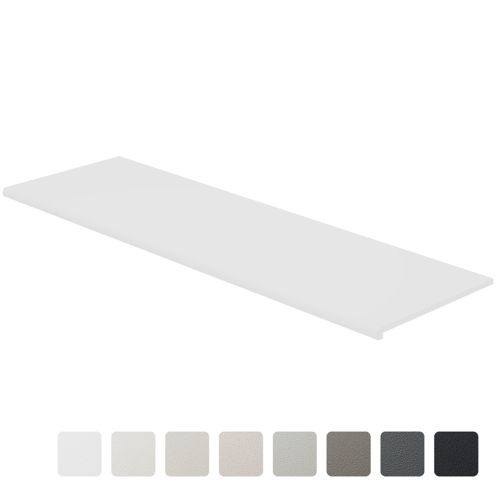 マットカラーのキッチン天板 フラット 見付40