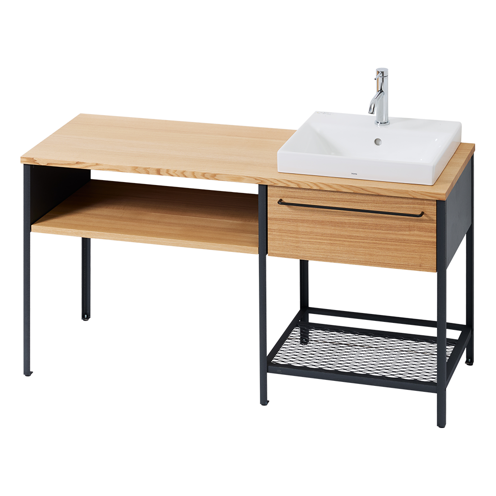 ワークカウンター洗面台 W1100～1500×D500