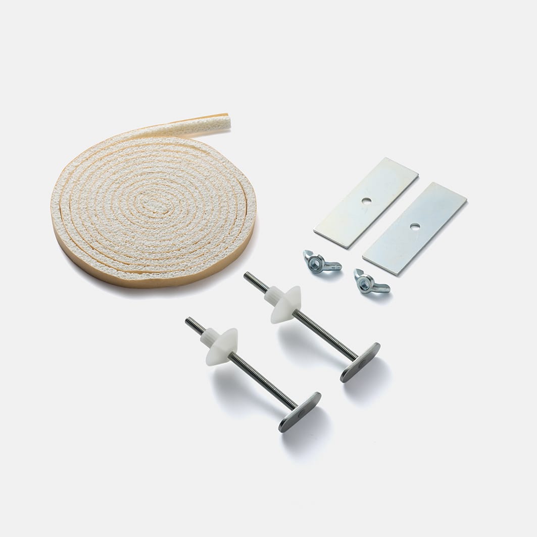 ワークカウンター洗面台 W1100～1500×D500 KB-PR009-06-G201 シンクの取り付けパーツ