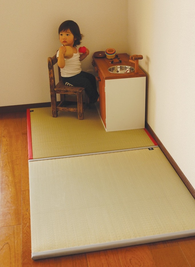 布縁の置き畳 半畳サイズ FL-TM002-01-G055 ママたちが、こどものためにつくりました