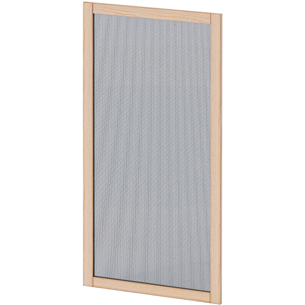 木製インナーサッシ 枠なし 掃き出し窓用 網戸