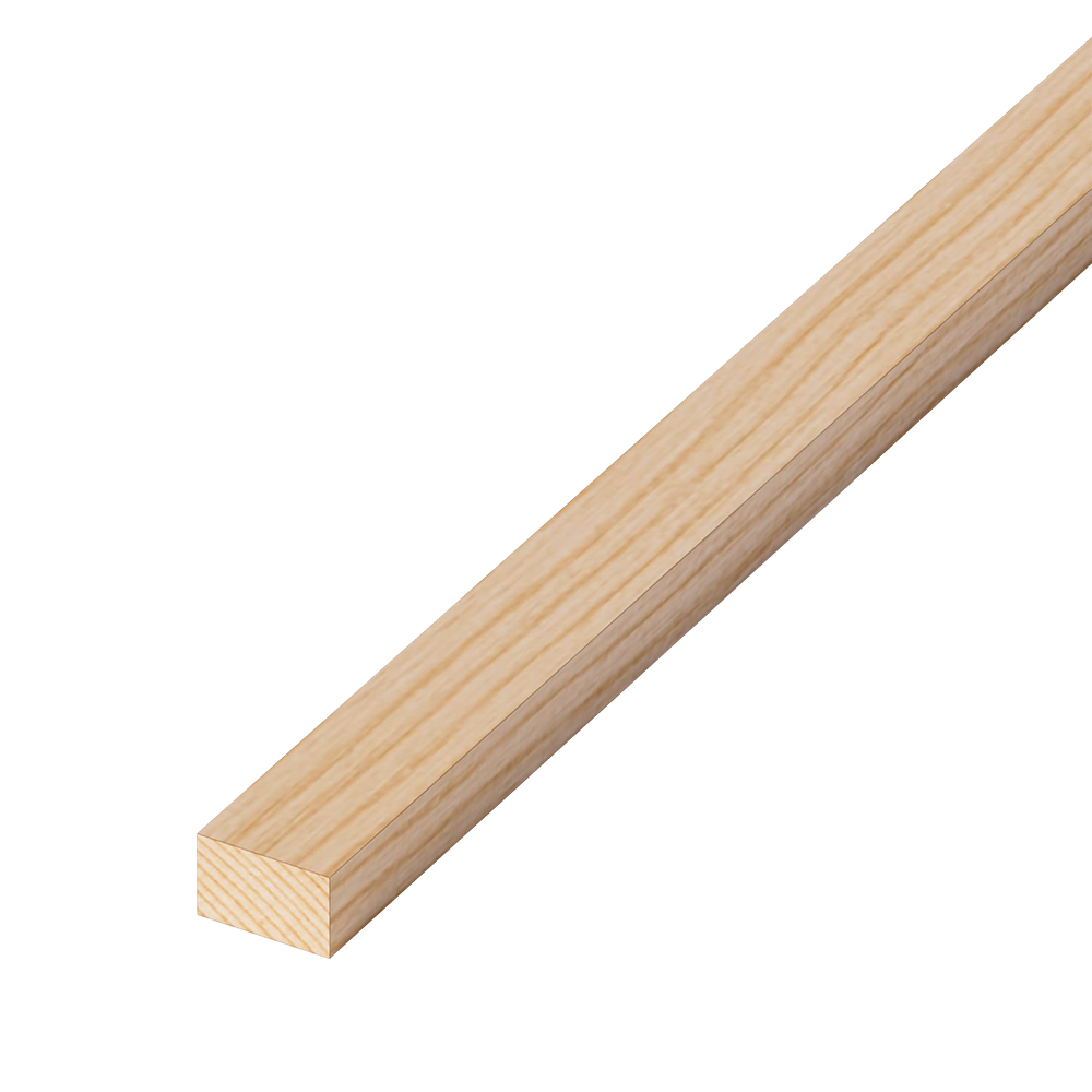 木製インナーサッシ 縦枠 一本引き