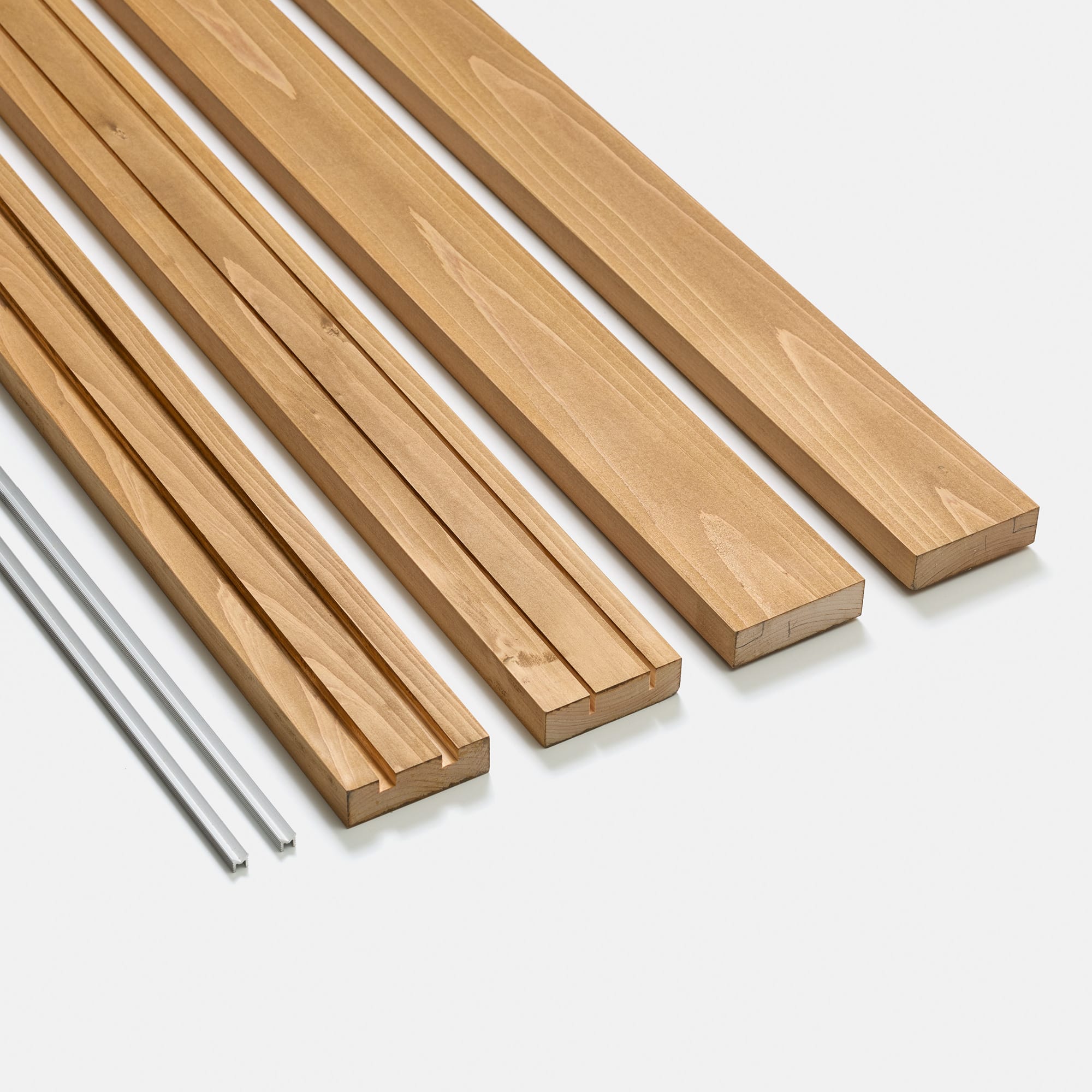 木製インナーサッシ 三方枠 掃き出し窓用 ガラス戸 DW-DR018-01-G325 枠はバラの状態でお届けします （画像は四方枠用・三方枠は下枠がつきません）