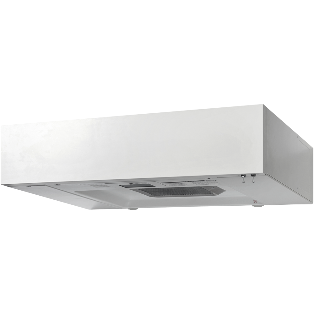 フラットレンジフード 壁付け型 W900 ホワイト