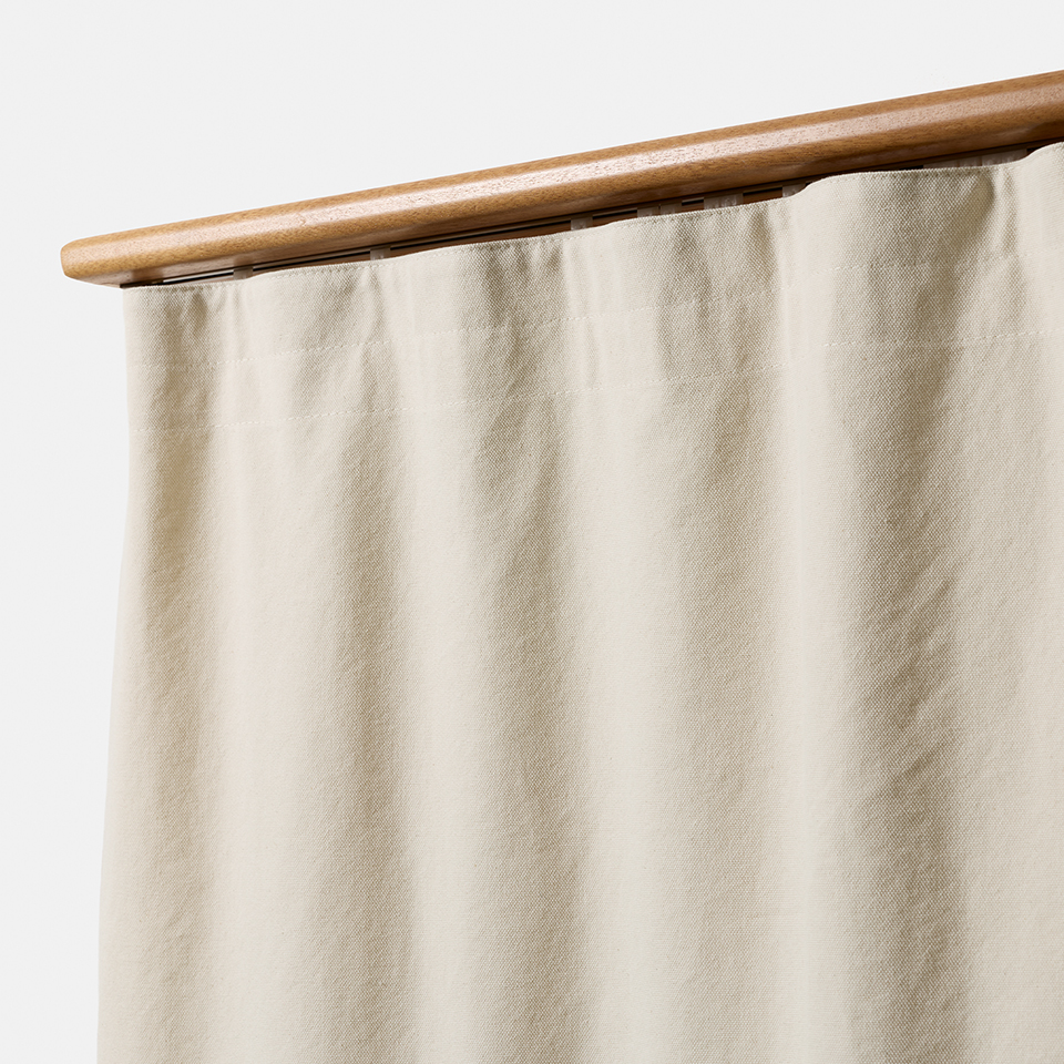 帆布カーテン ハトメ スタイル オールドカーキ | DW-CB008-06-G114