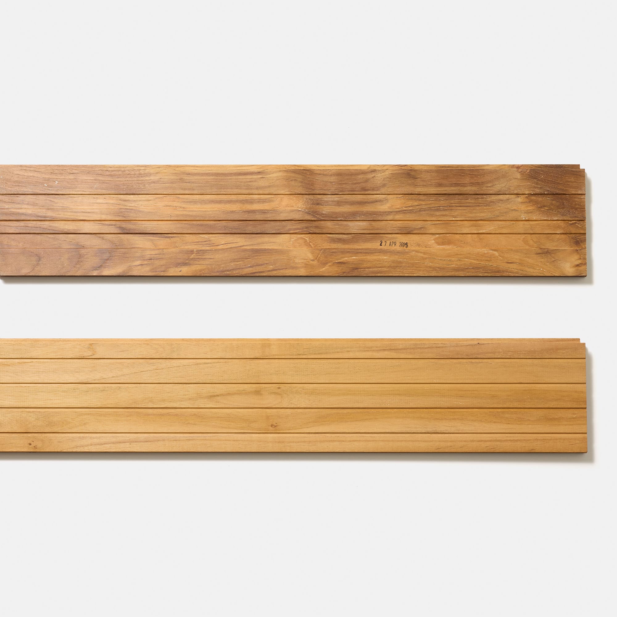 チークウッドフローリング 乱尺120 FL-FL029-01-G276 裏面