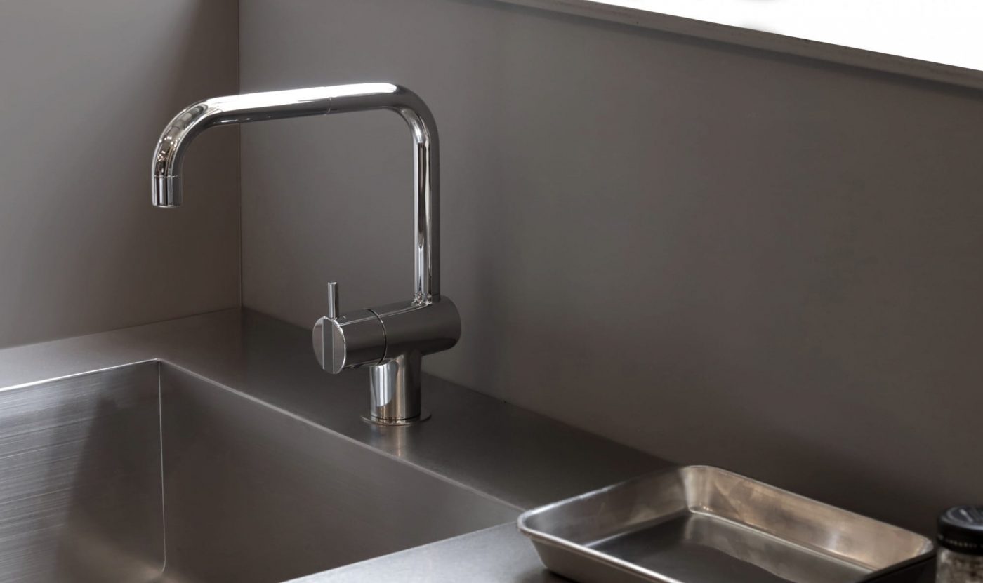 VOLAキッチン水栓 台付け混合栓 KB-TP008-02-G201