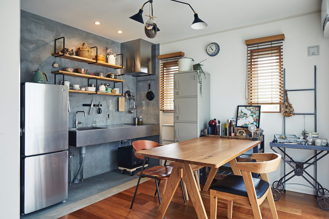 ミニマルキッチン 壁付け W1800×D600 KB-KC006-06-G123 壁付け W1800×D600