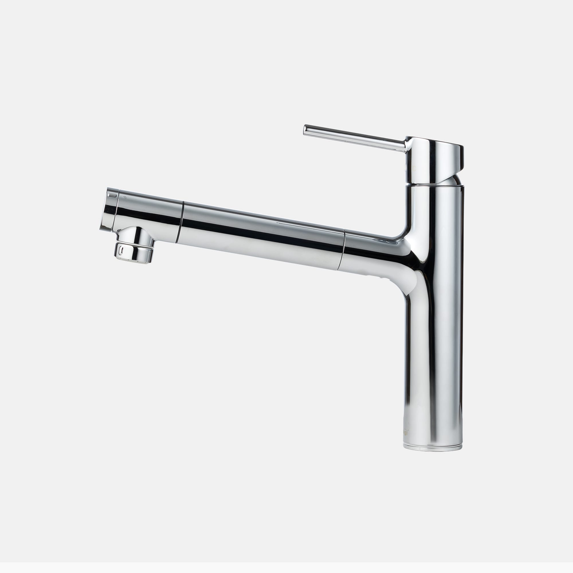 浄水器付き切替混合栓 ストレート（スパウト内蔵） クローム KB-PT002-22W-G201