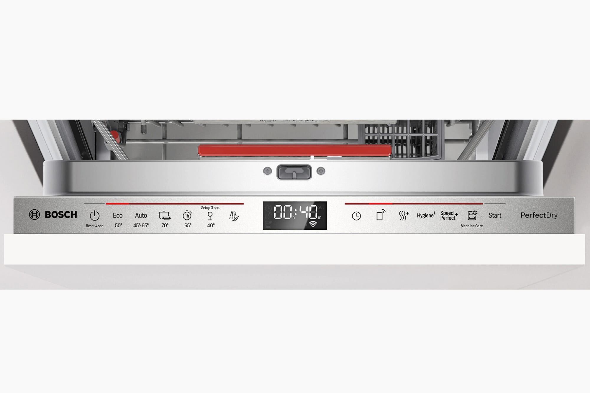 ビルトイン食洗機 フロントオープン W450 フルドアタイプ ゼオライトドライ（本体のみ） KB-PT004-10-G234 ボタンを押して扉を閉めるとスタートします