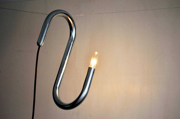 どこでもライト BENT PIPE LT-OT001-02-G026 ロウソクのような優しいともしび
