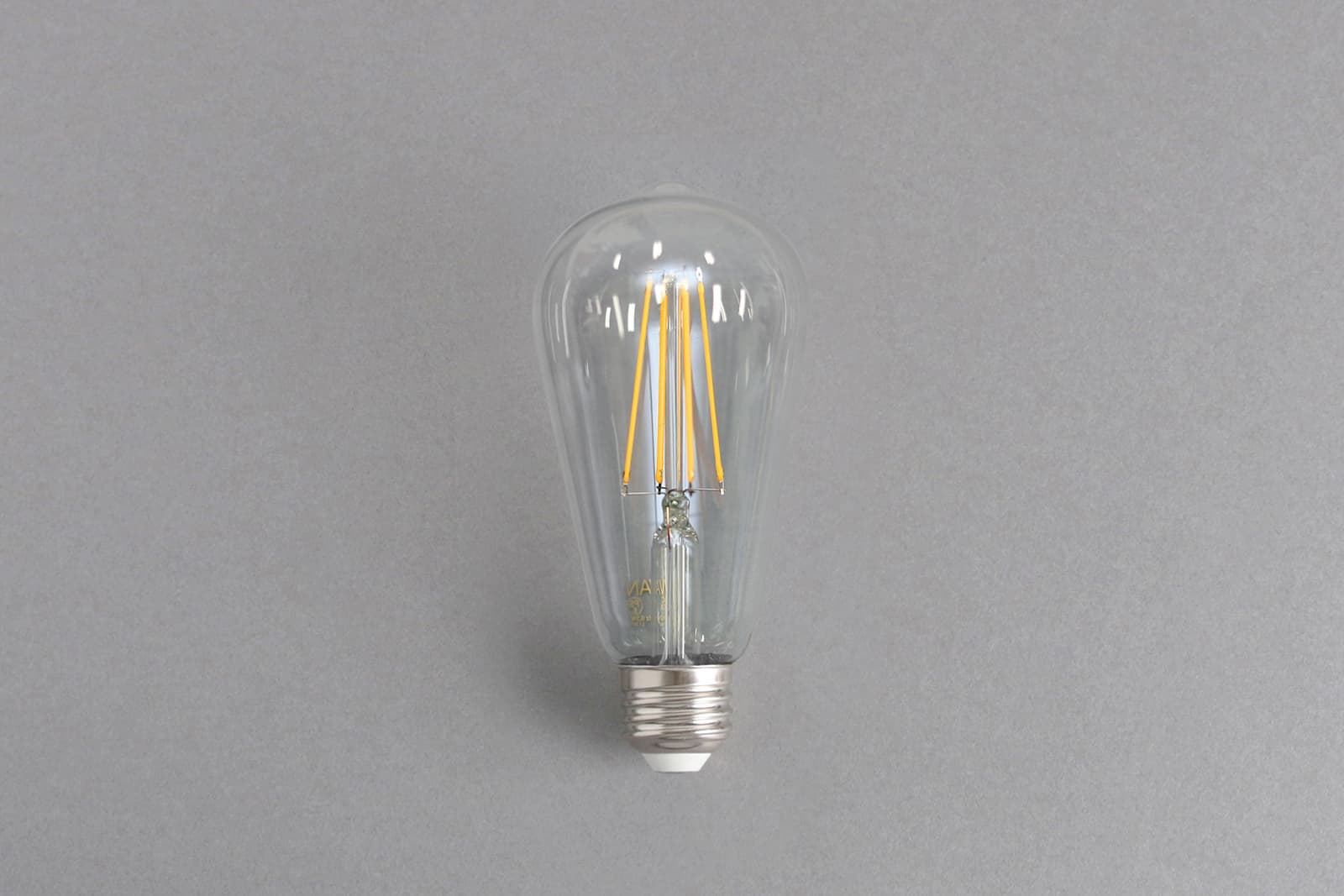 ビンテージLED電球 LEDエジソン(E26)60W相当 2700K LT-BB002-06-G141