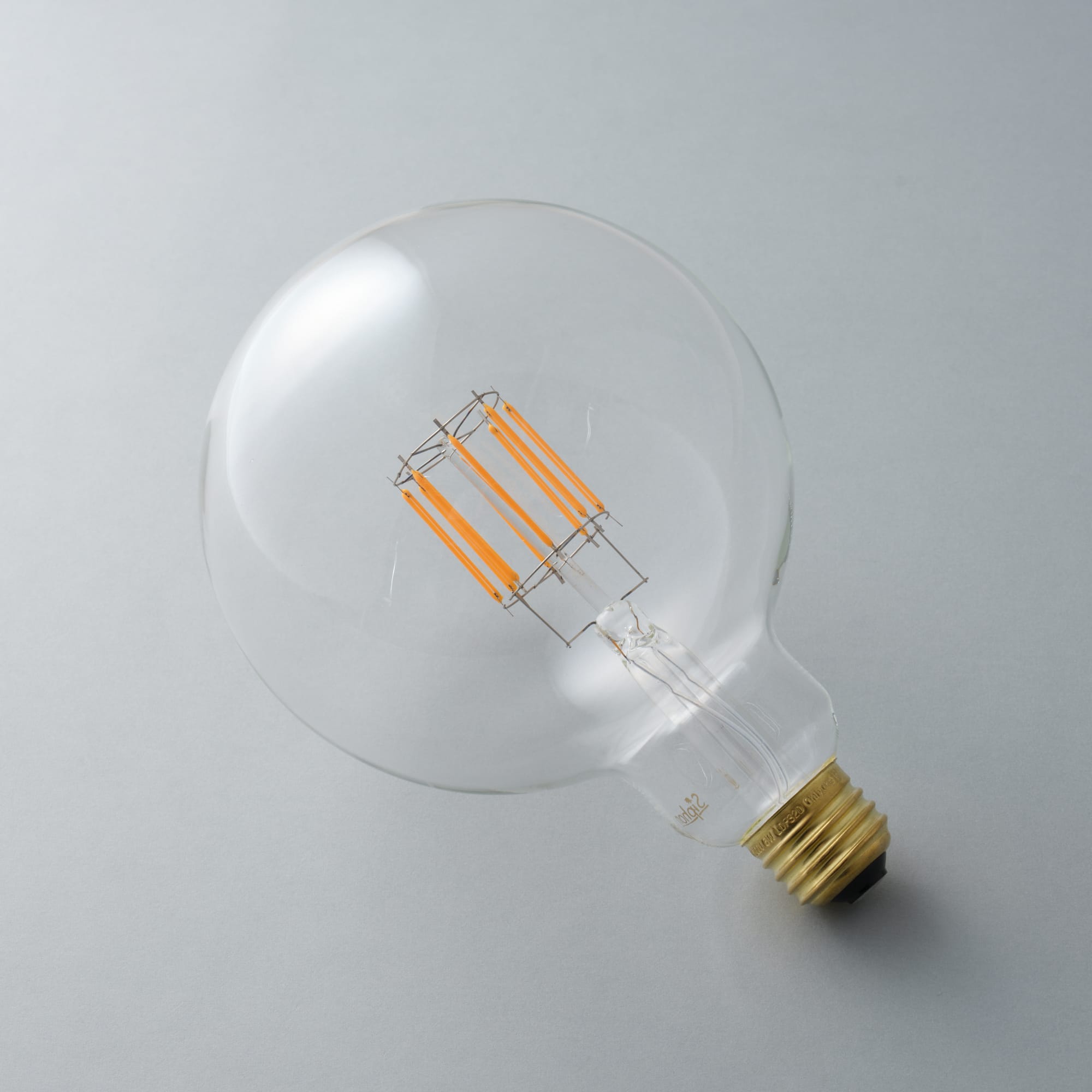 ビンテージLED電球 LEDボール125(E26)50W相当 2200K LT-BB002-05-G141
