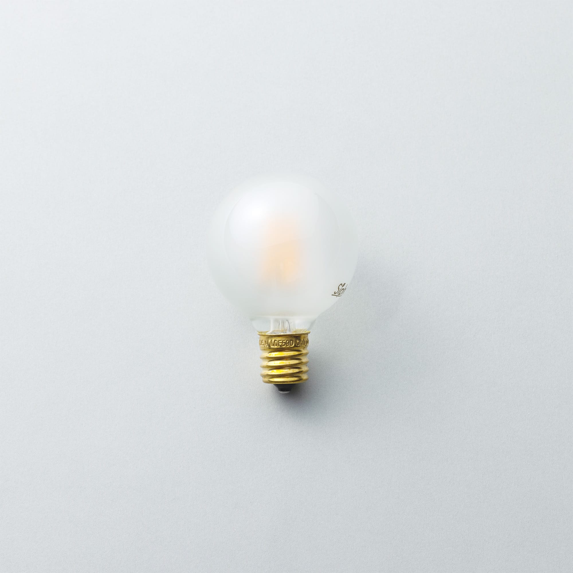 フロストLED電球 φ50(E17)25W相当 アイス 2200K電球色 LT-BB008-07-G141