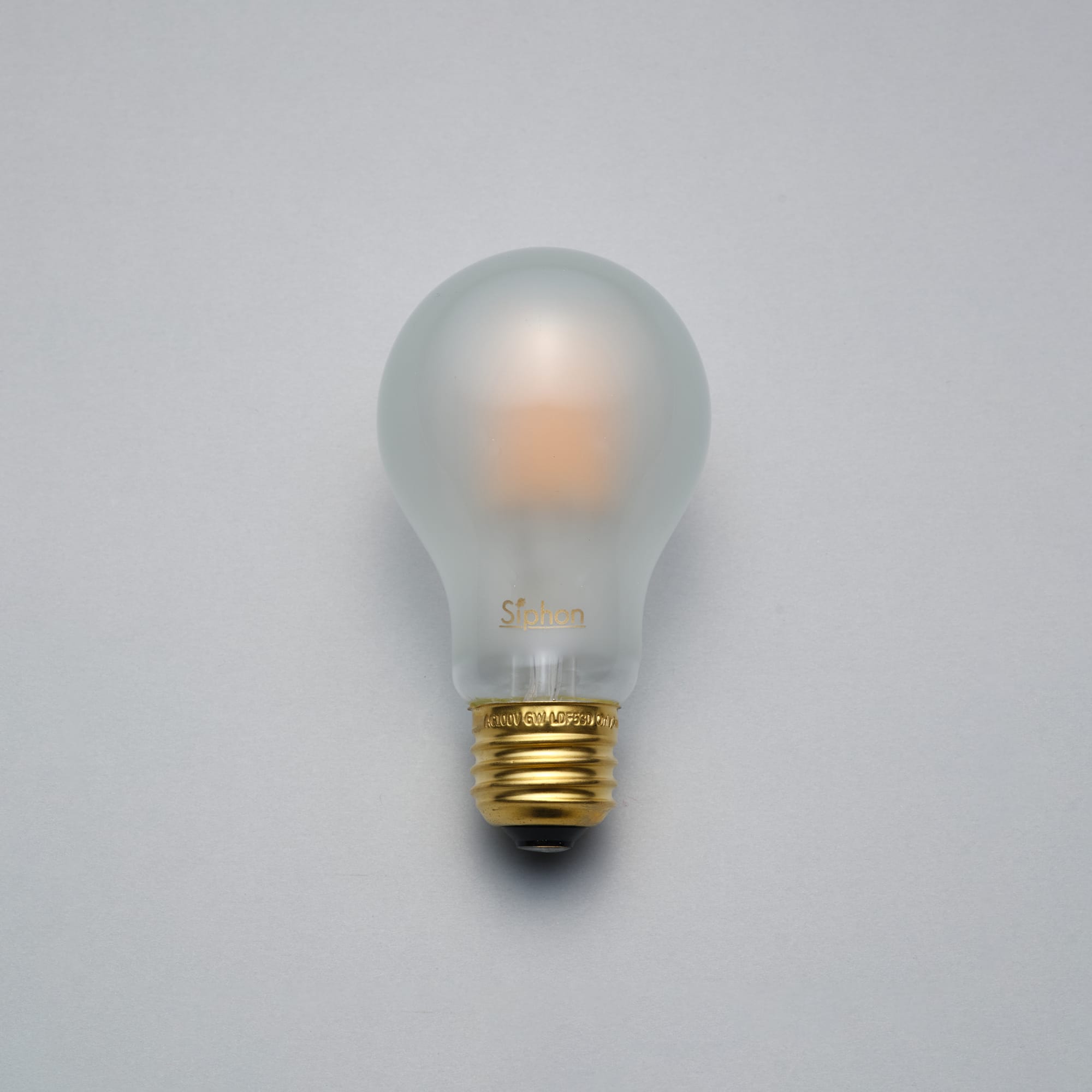 フロストLED電球 φ60(E26)35W相当 アイス 2200K電球色 LT-BB008-01-G141