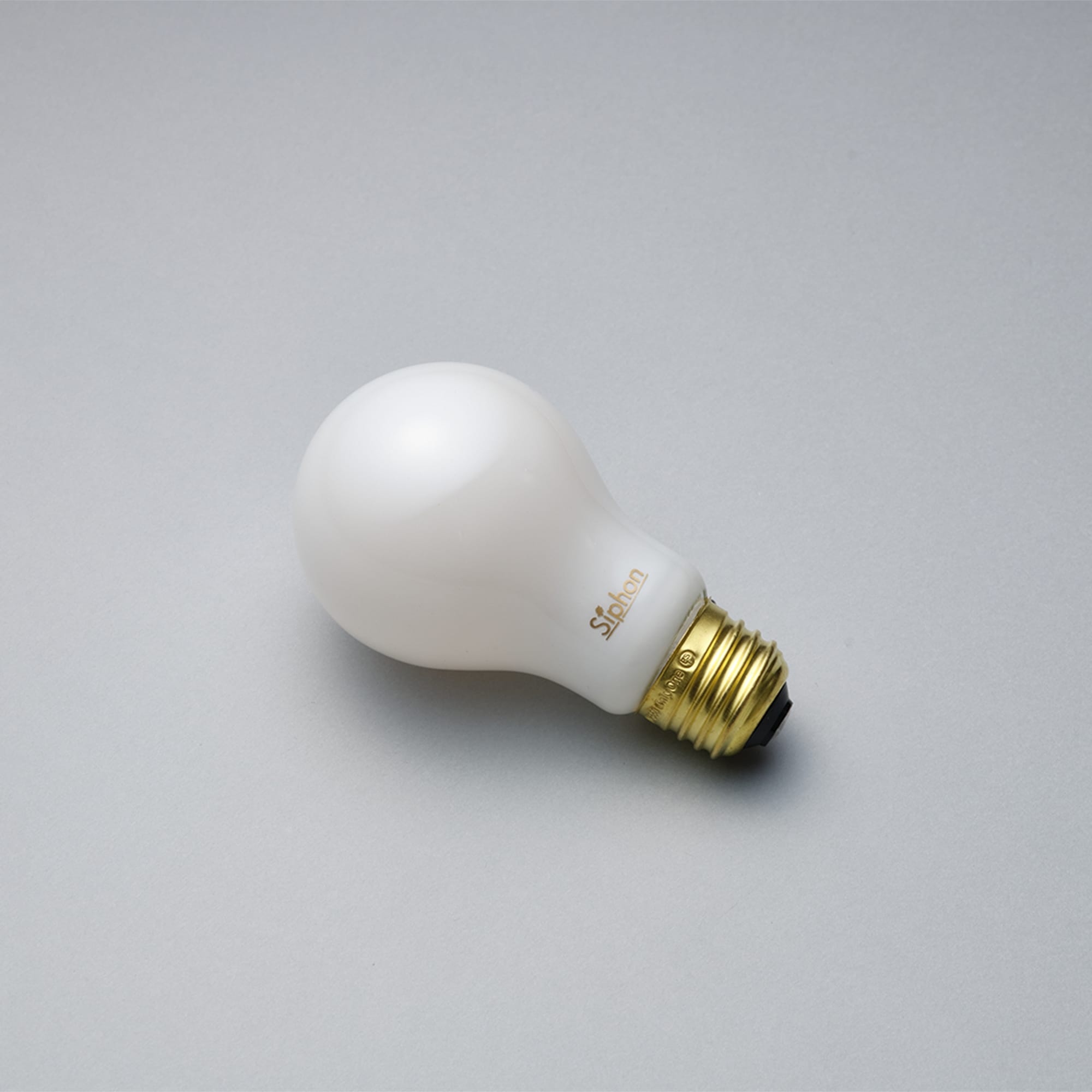 フロストLED電球 φ60(E26)35W相当 スノー 2200K電球色 LT-BB008-03-G141 白熱電球にそっくりの見た目ですが、LED電球なのです