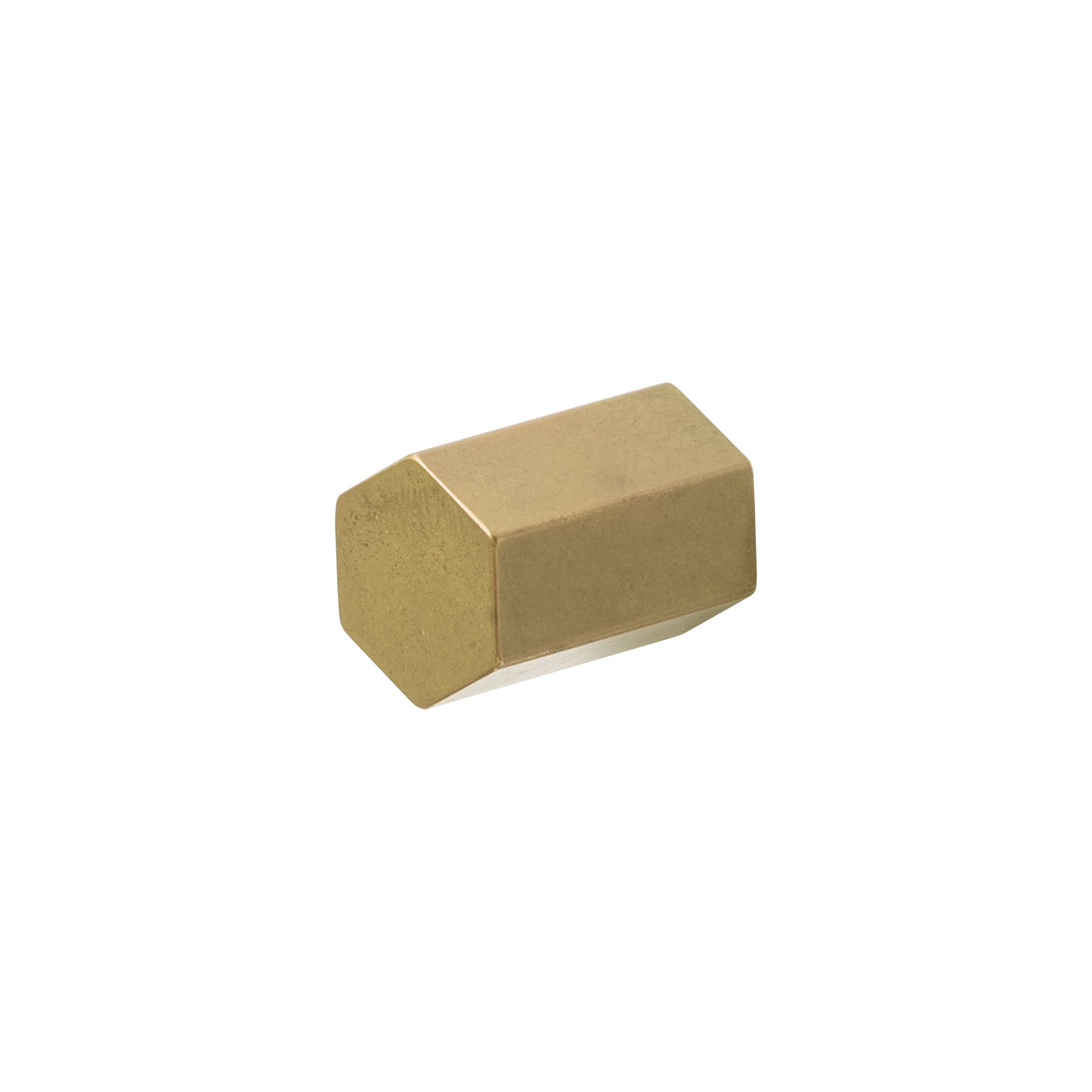 真鍮金物 つまみ六角柱 PS-HD001-02-G043