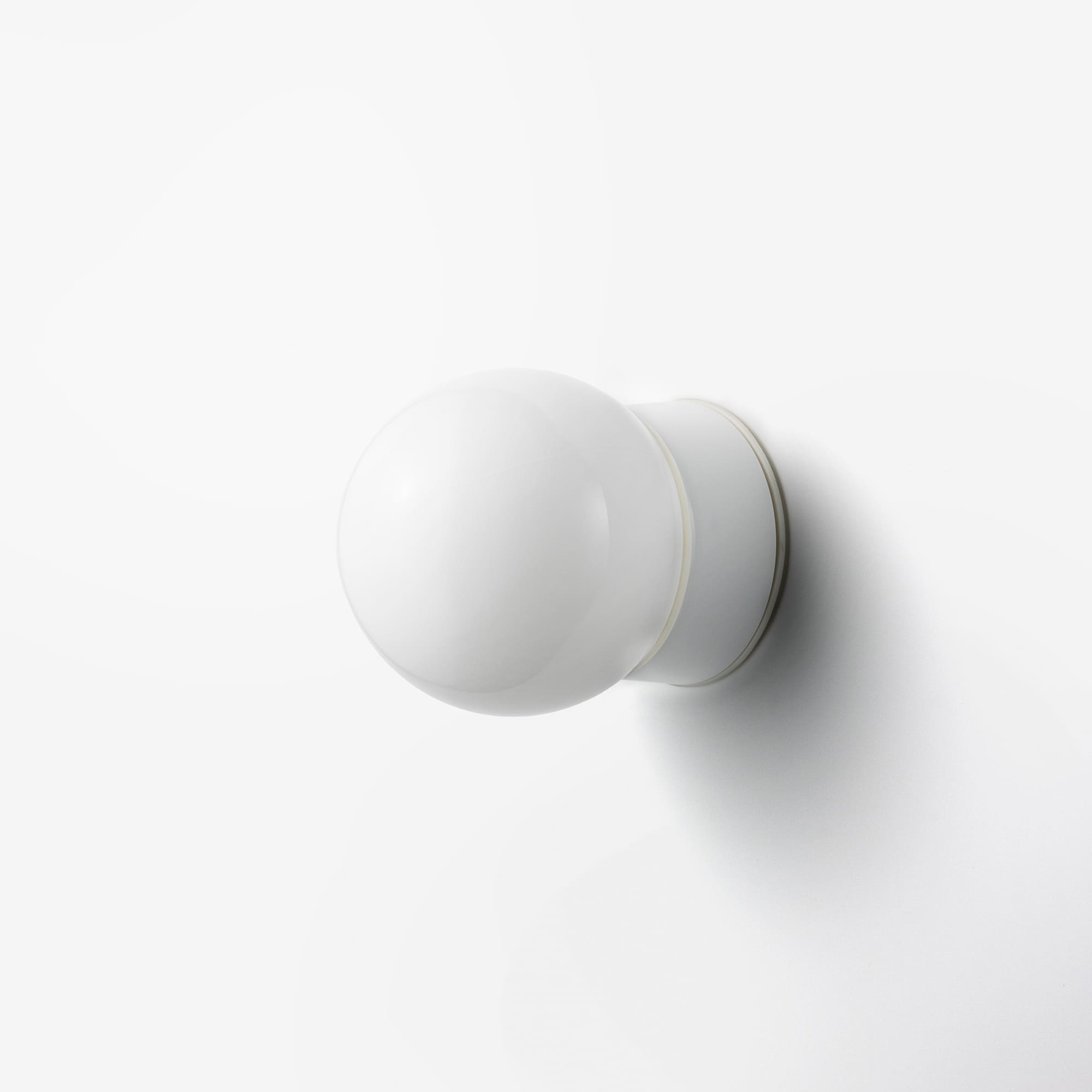 ミルクガラス照明 ホワイト ボール（小） LT-BR005-01-G141