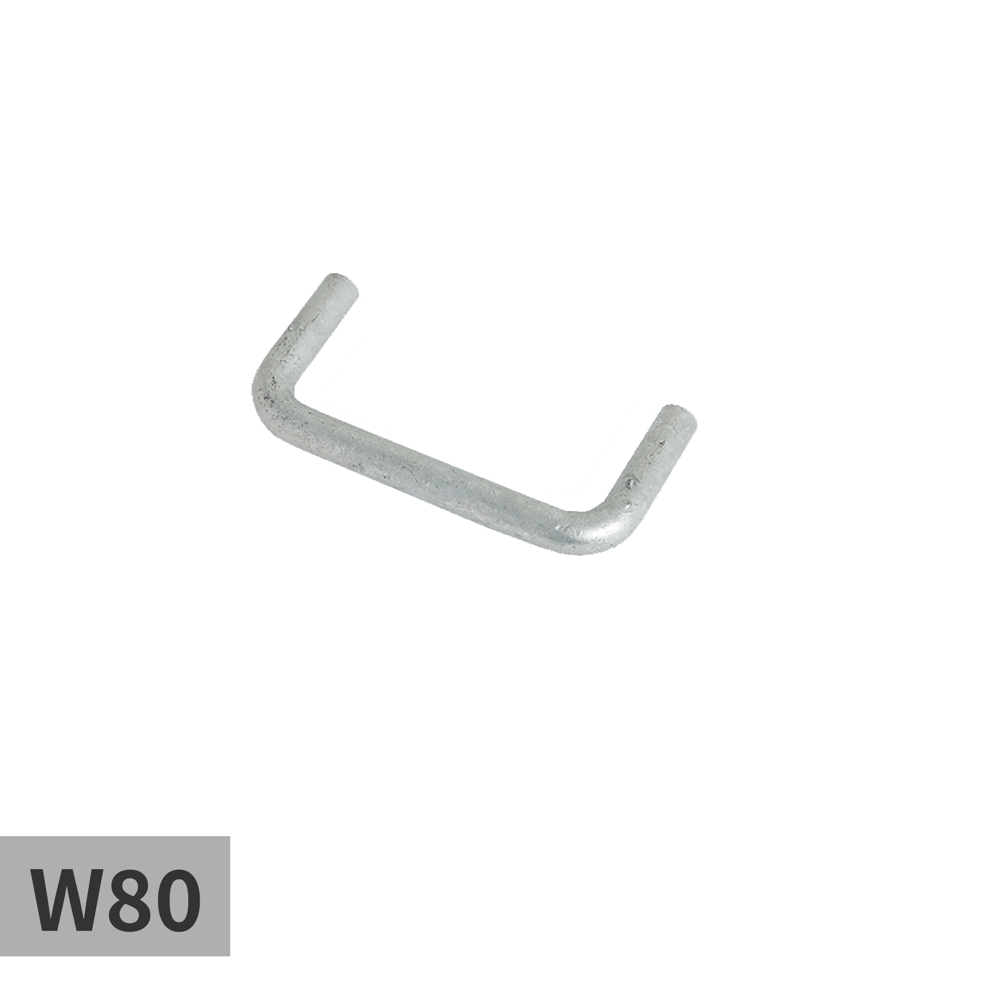 溶融亜鉛メッキの把手 φ9 W80