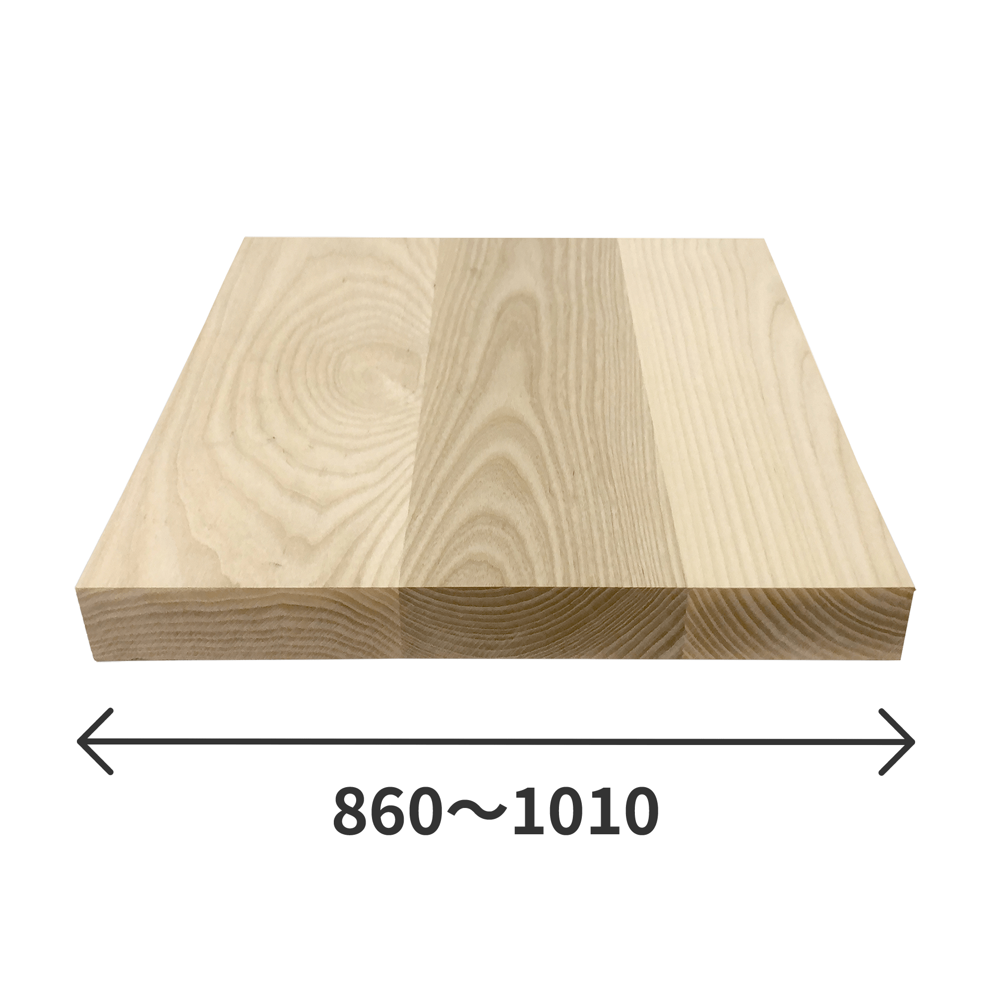 4年保証』 米ヒバ カット集成材 80×800×1000mm 長さ 巾 オーダーカット