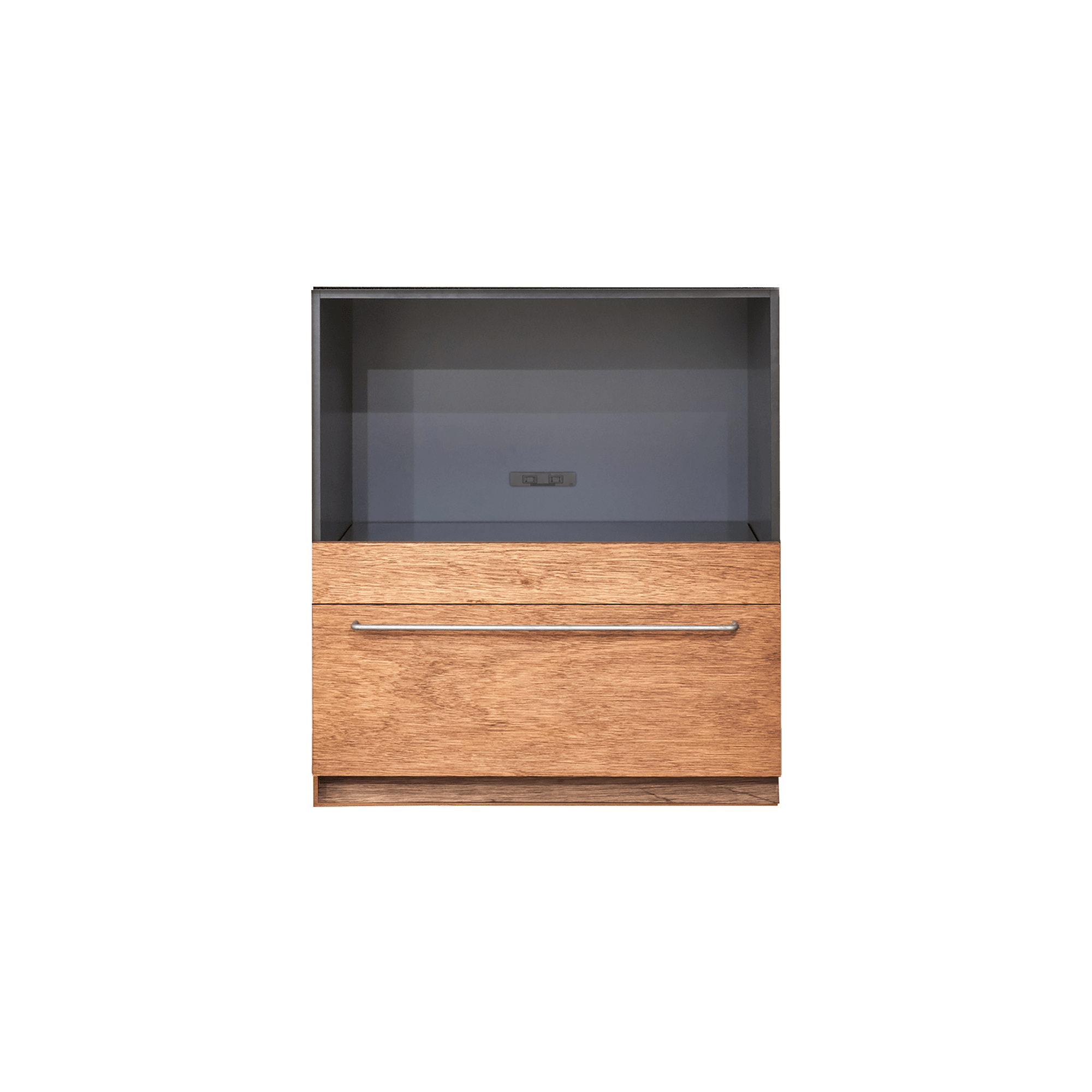 木製キッチンカウンター ラワン スライド