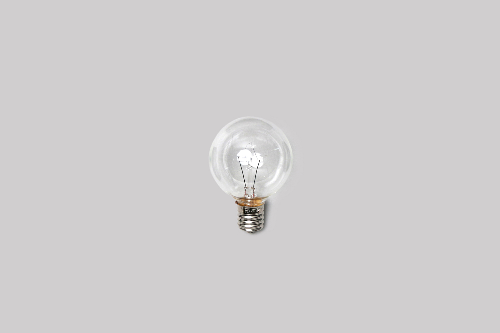 白熱ボール電球 白熱クリアボール50(E17)40W LT-BB003-15-G141