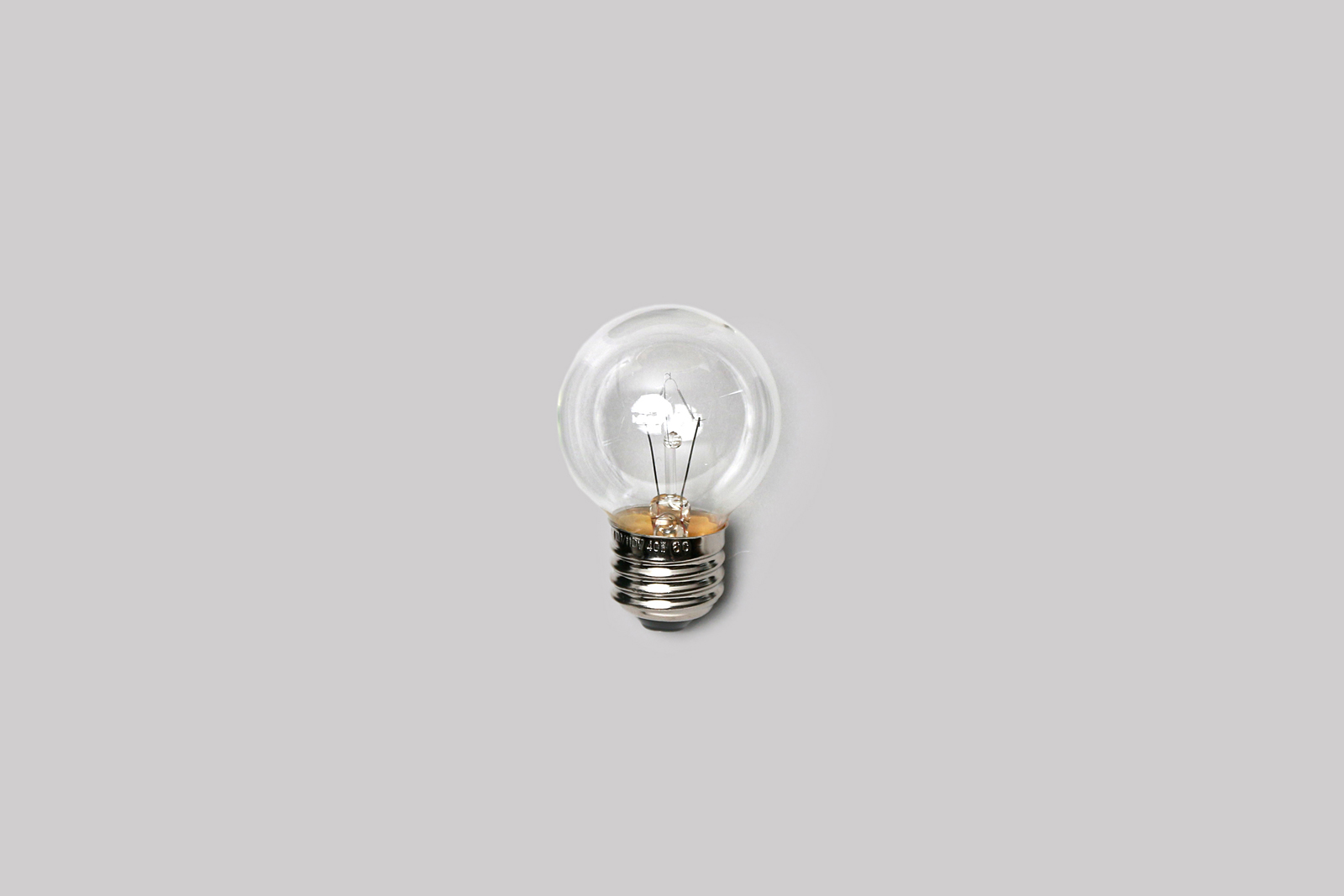 白熱ボール電球 白熱クリアボール50(E26)25W LT-BB003-10-G141